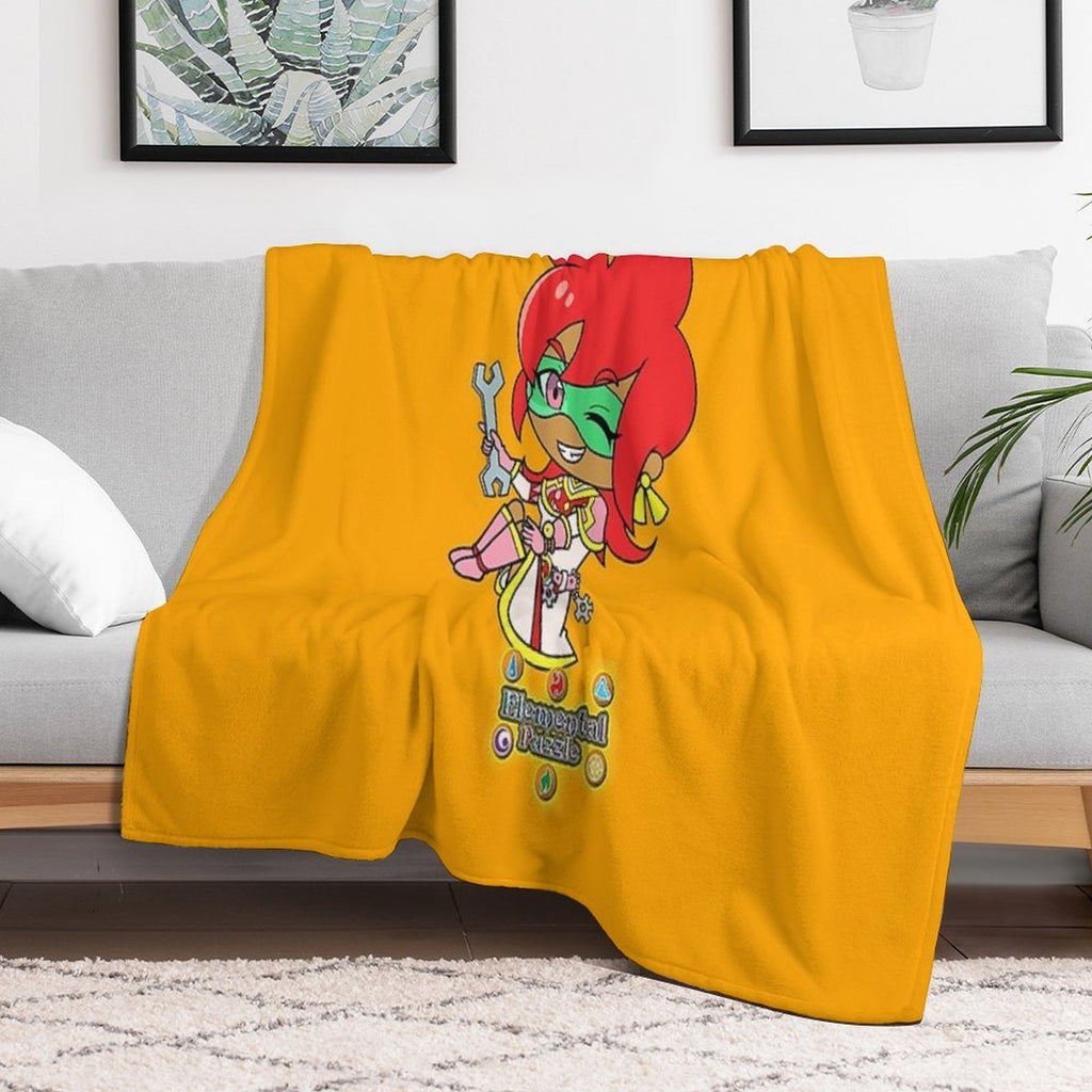 Chibi Feuket Anti-pilling Throw Blanket