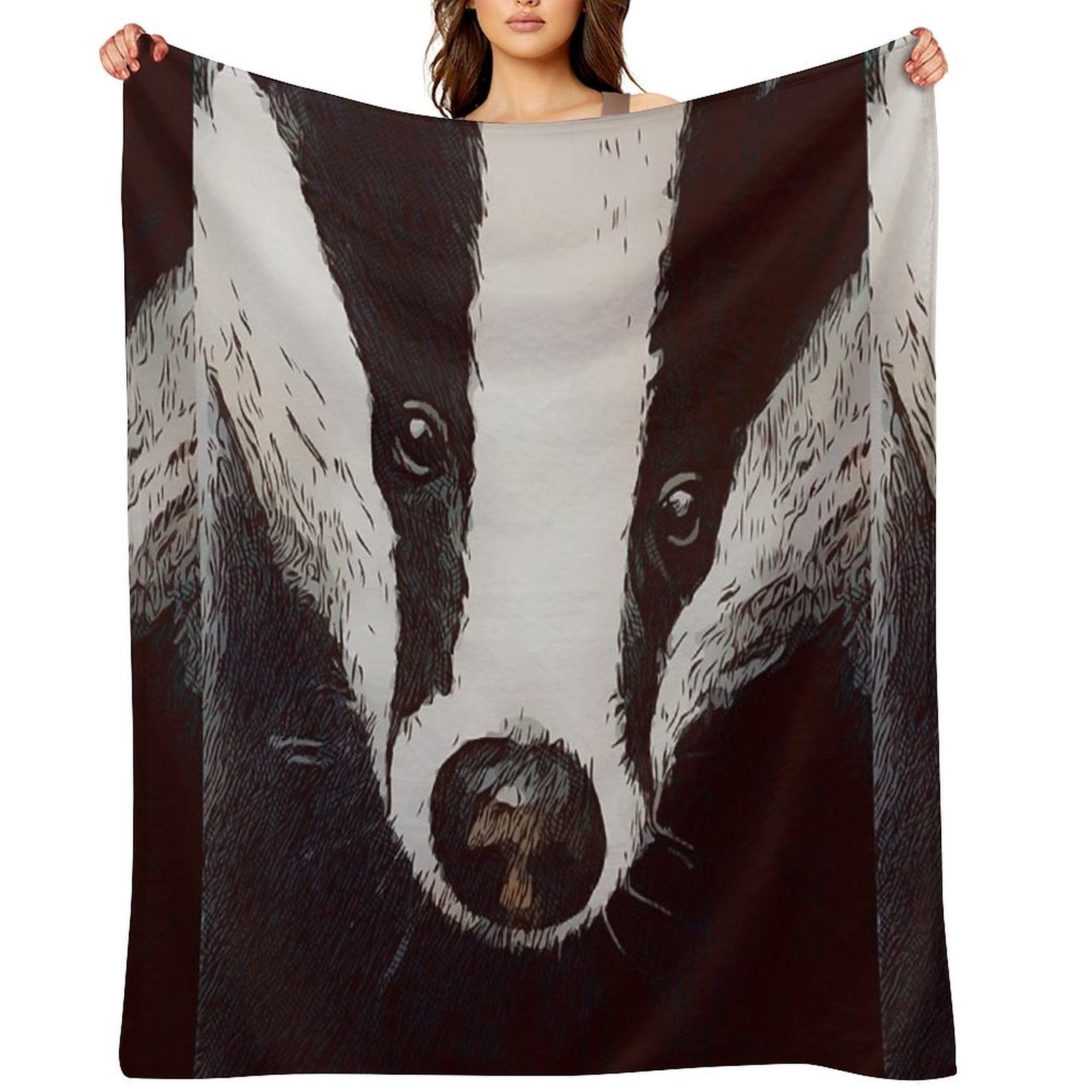 Badger Wrinkle-free Throw Blanket