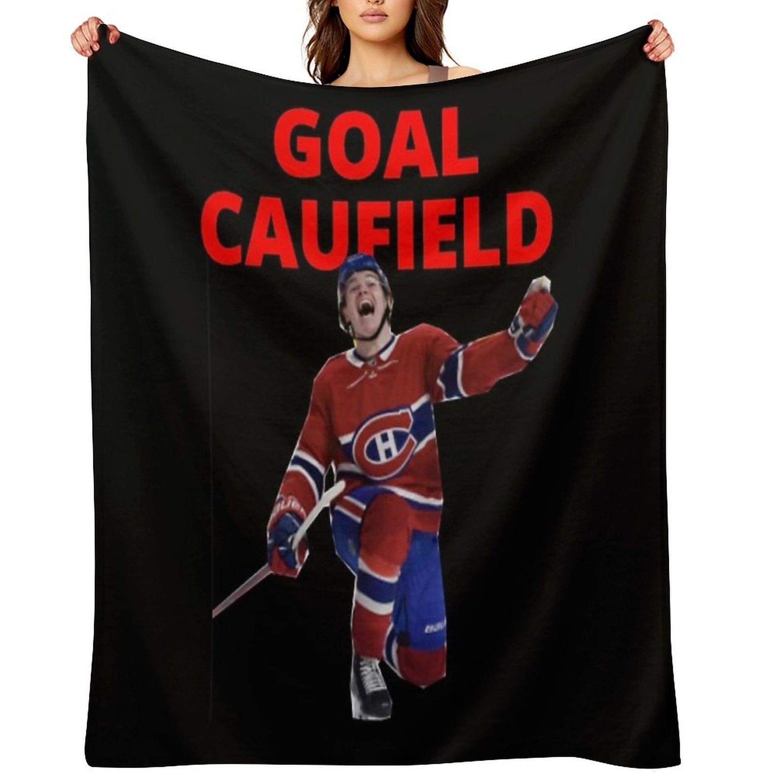 GOAL CAUFIELD Velvety-soft Throw Blanket