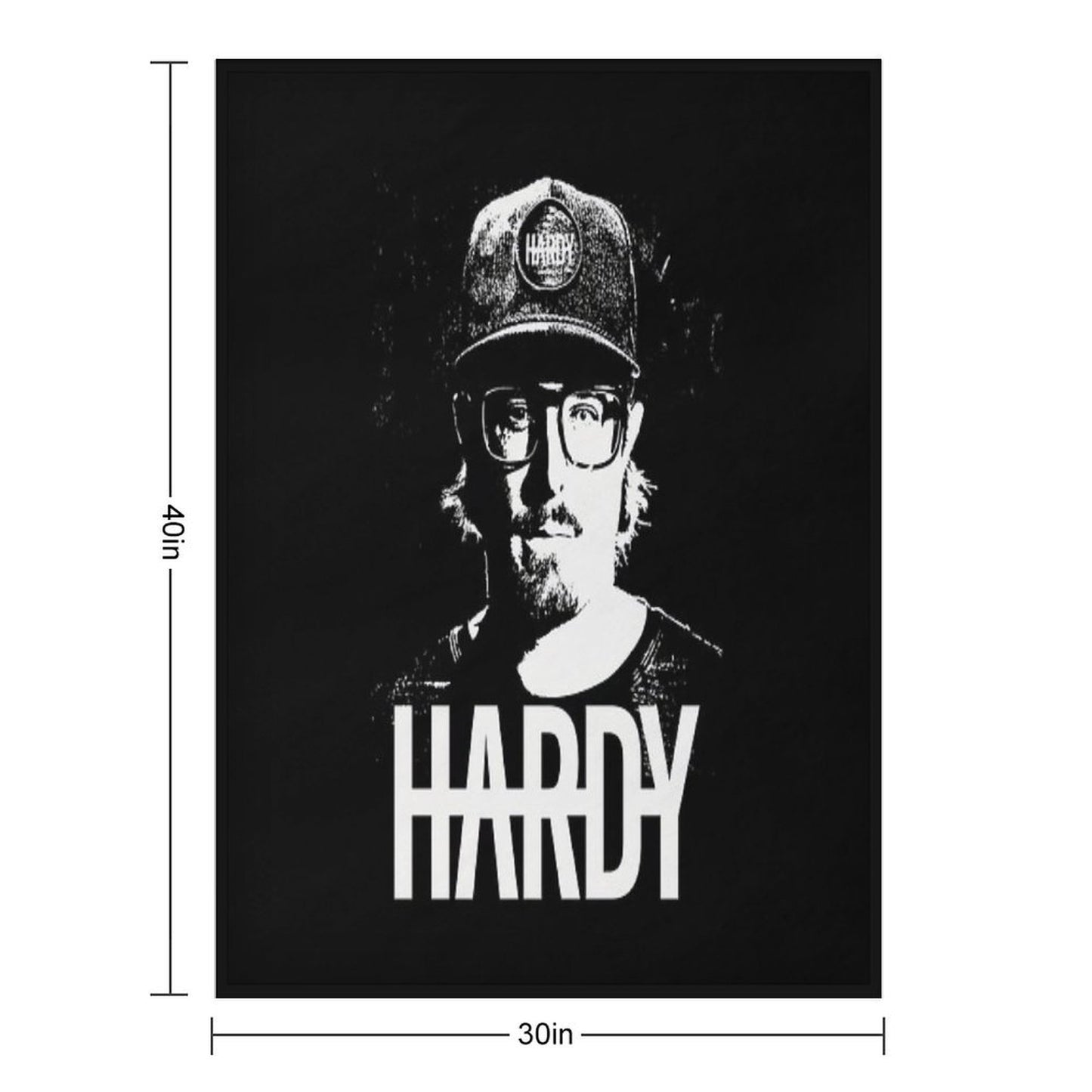 Hardy Merch Hardy Tour Machine-washable Throw Blanket