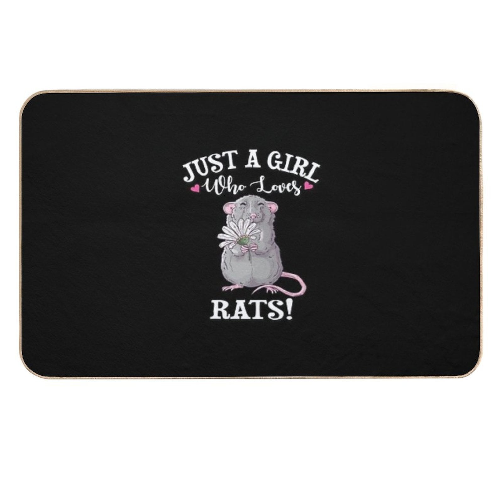 Pet Rat  Repositionable Bath Mat