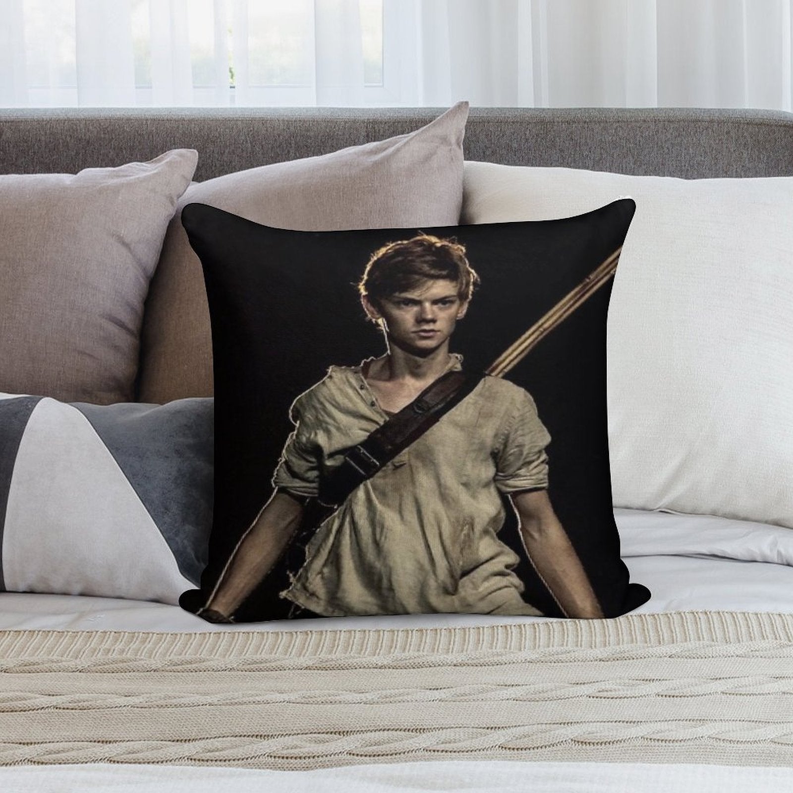 The Maze Runner - Newt 2 Soft Home Decor Throw Pillow