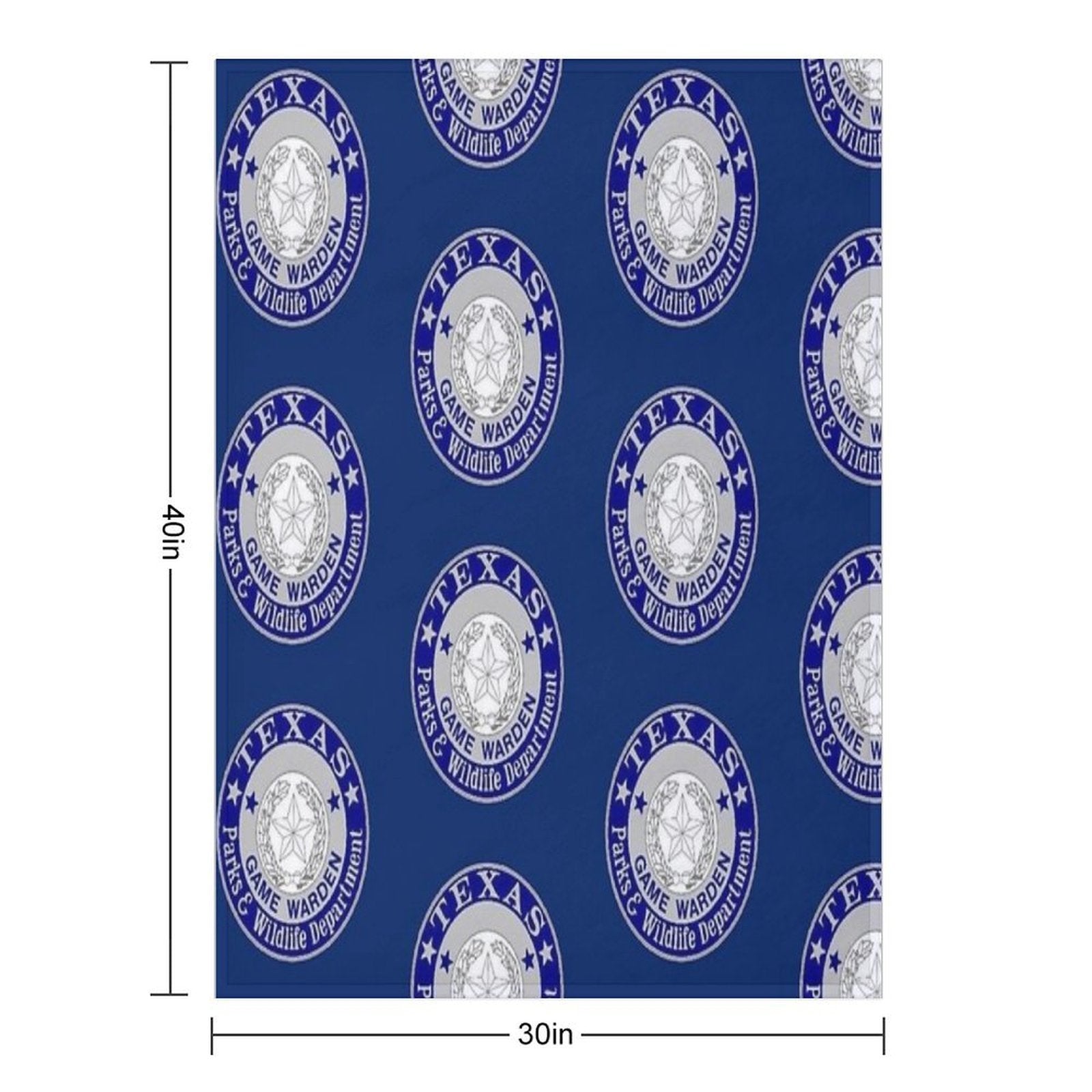 Texas  Game Warden Gift-ready Throw Blanket