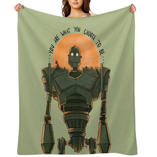 You Are What You Choose To Be Machine-washable Throw Blanket