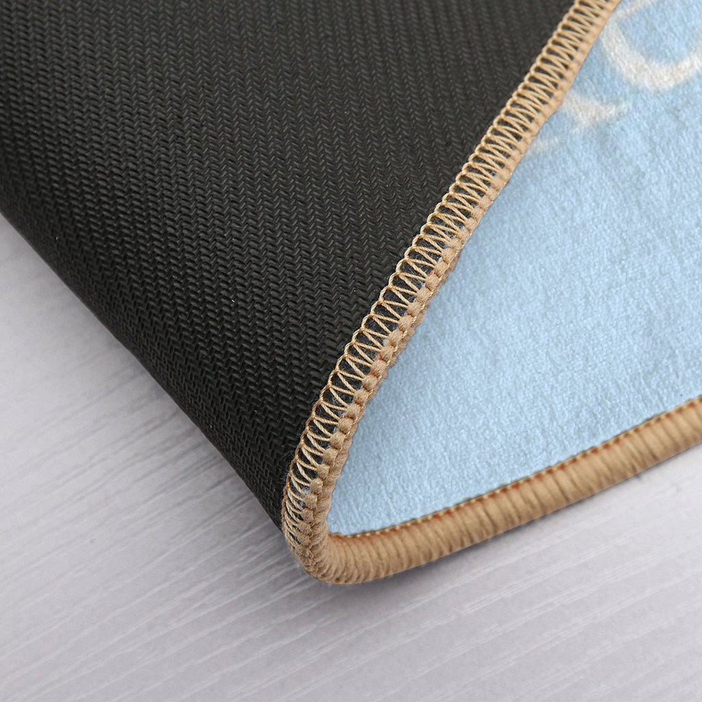 Get Naked - Blue  Anti-Trip Bath Mat
