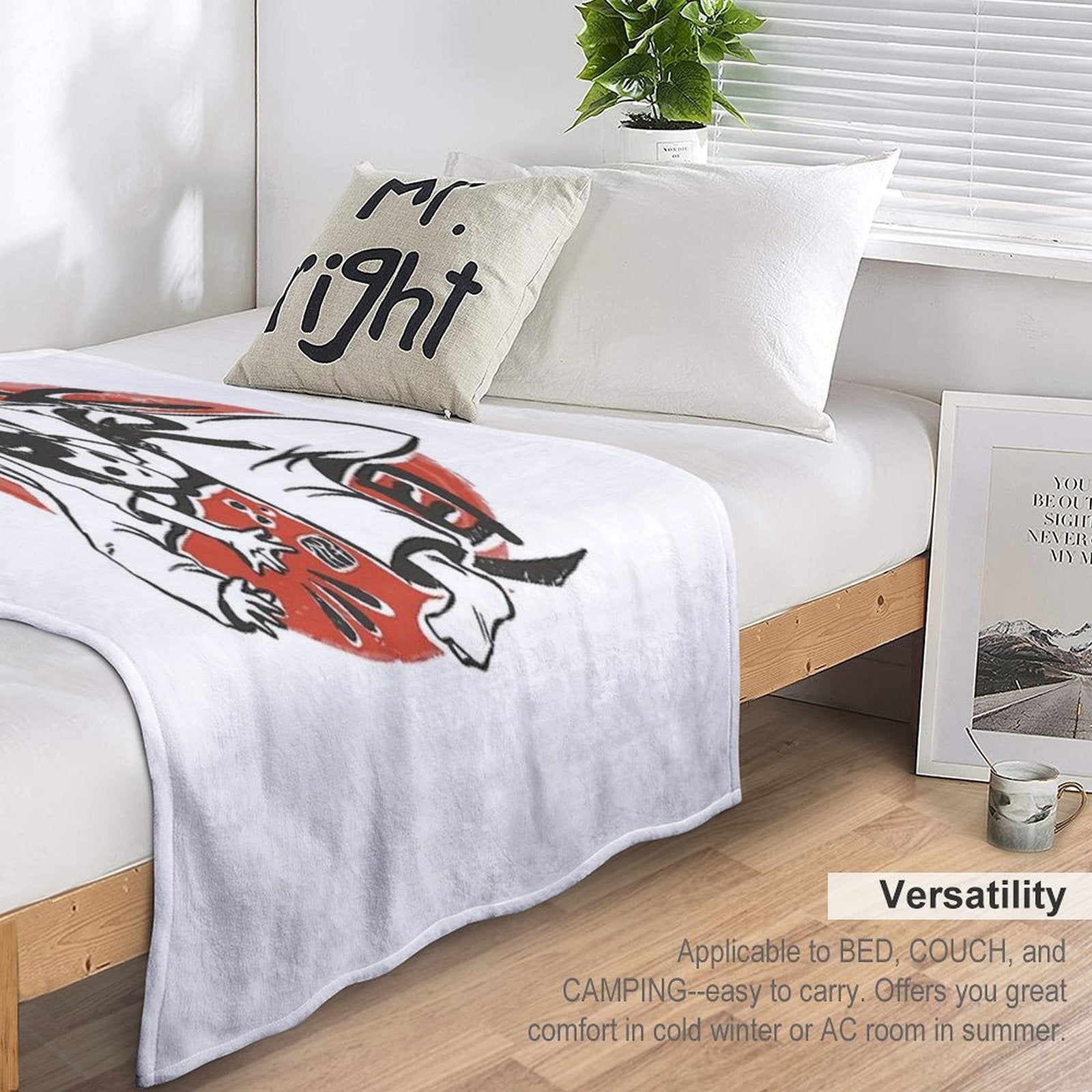 Martial Arts  Judo Easy Care Throw Blanket