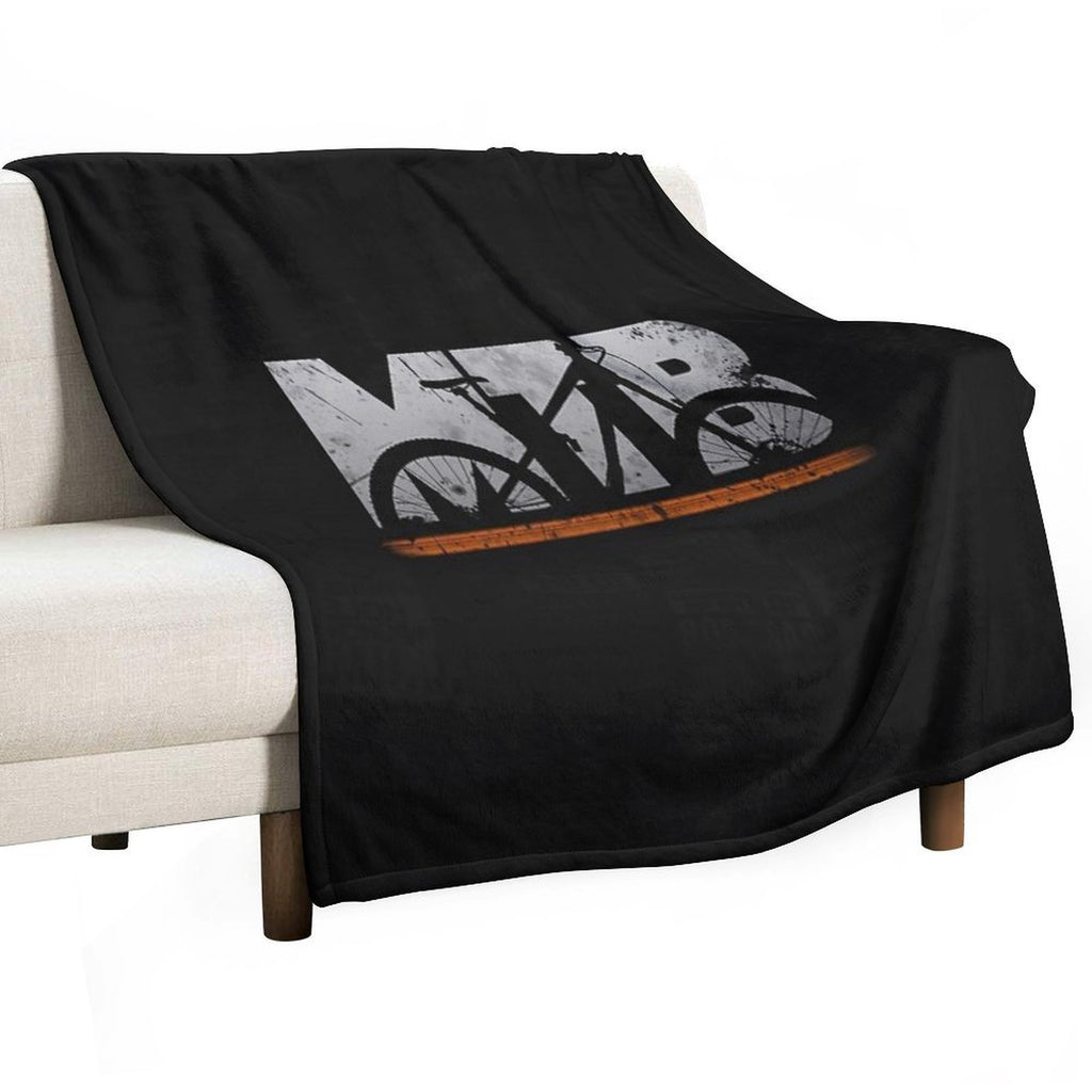 Cool MTB Mountain Bike Mountain Bike Downhill Gift Lightweight Throw Blanket