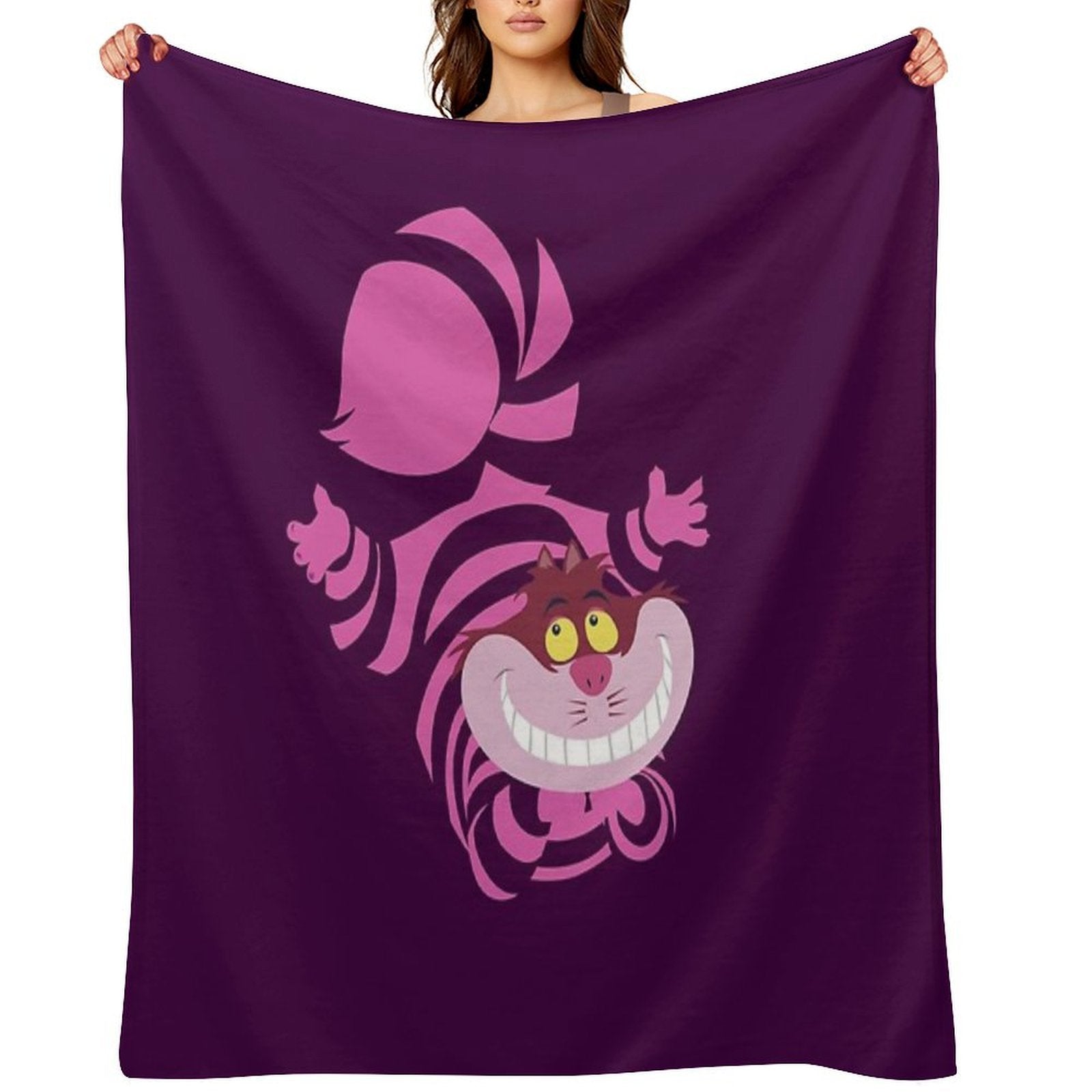 De-Su Art - Cheshire The Cat Sustainable Throw Blanket