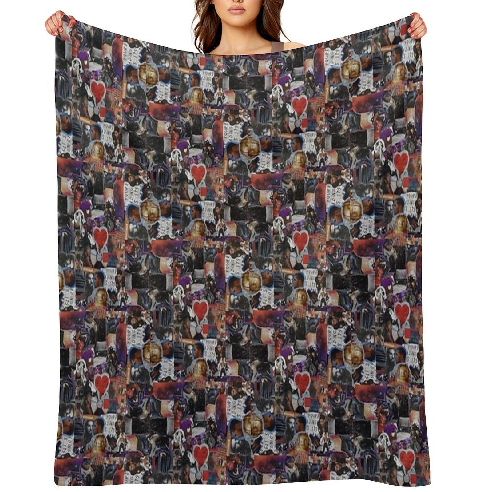 Fashion Artwork Album Compact Throw Blanket
