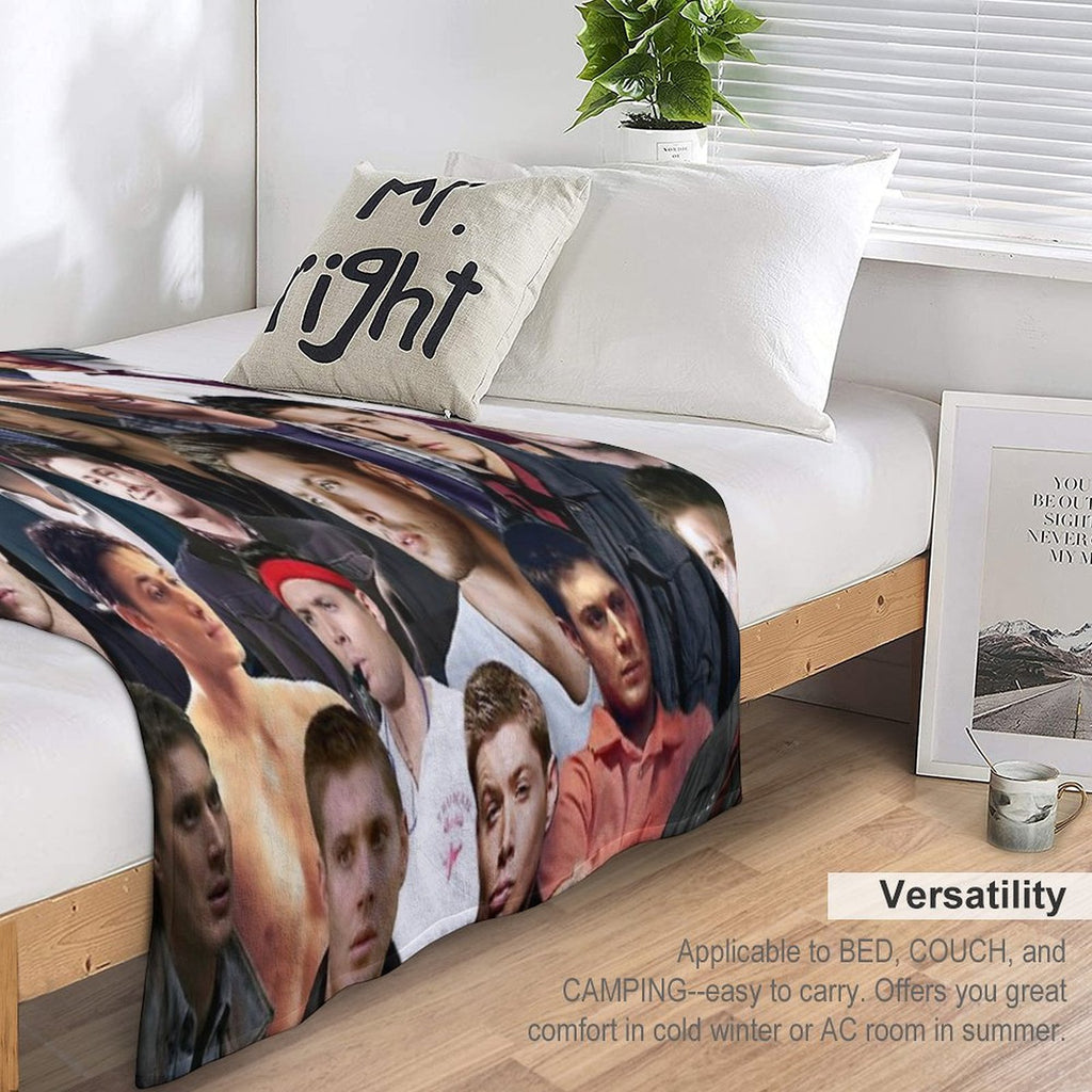 Dean Winchester Collage Durable Throw Blanket