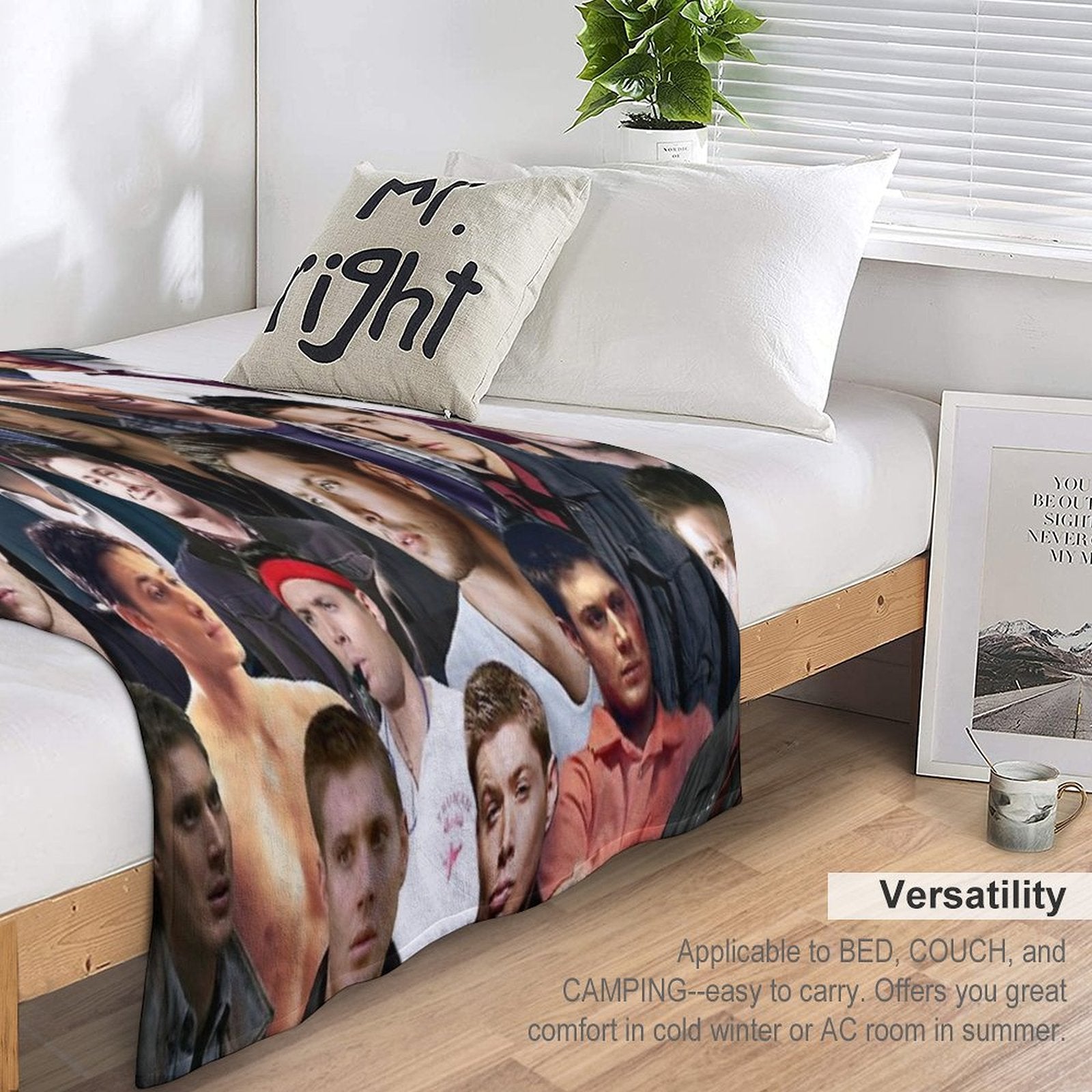 Dean Winchester Collage Durable Throw Blanket