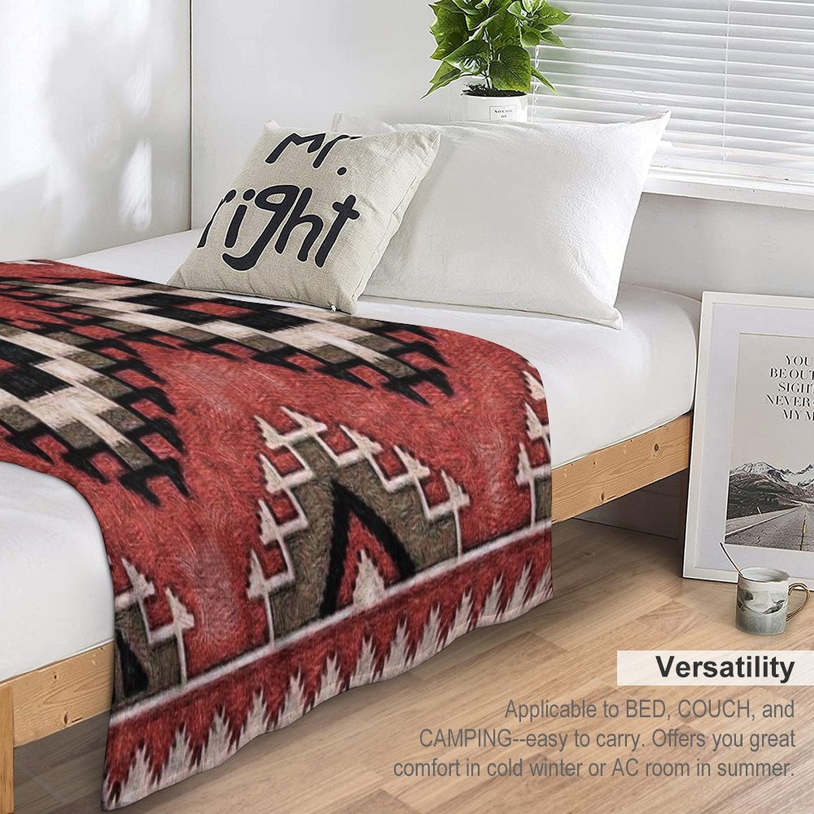 Tribal Pattern 3 Versatility Throw Blanket