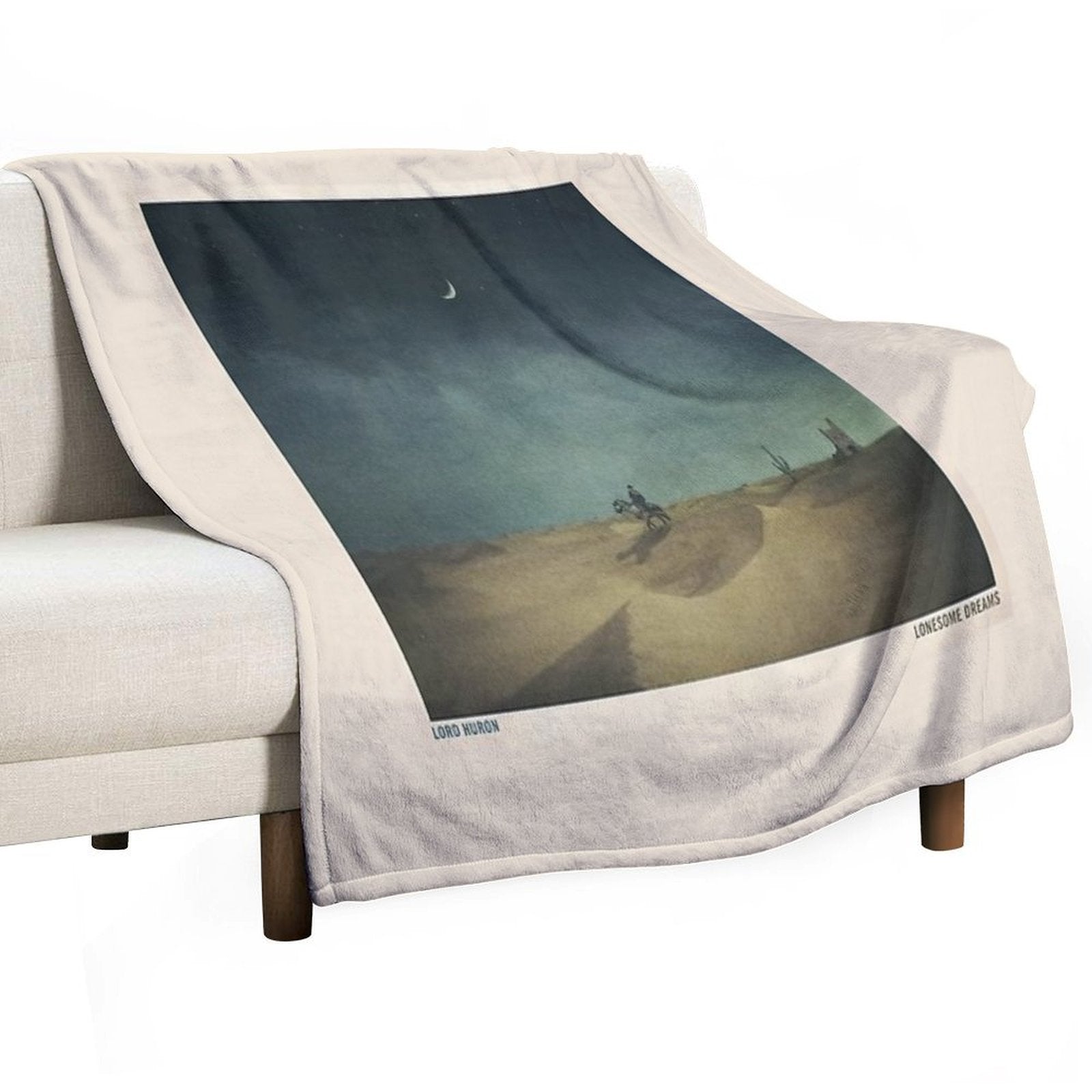 Lonesome Dreams - Lord Huron Wrinkle-free Throw Blanket