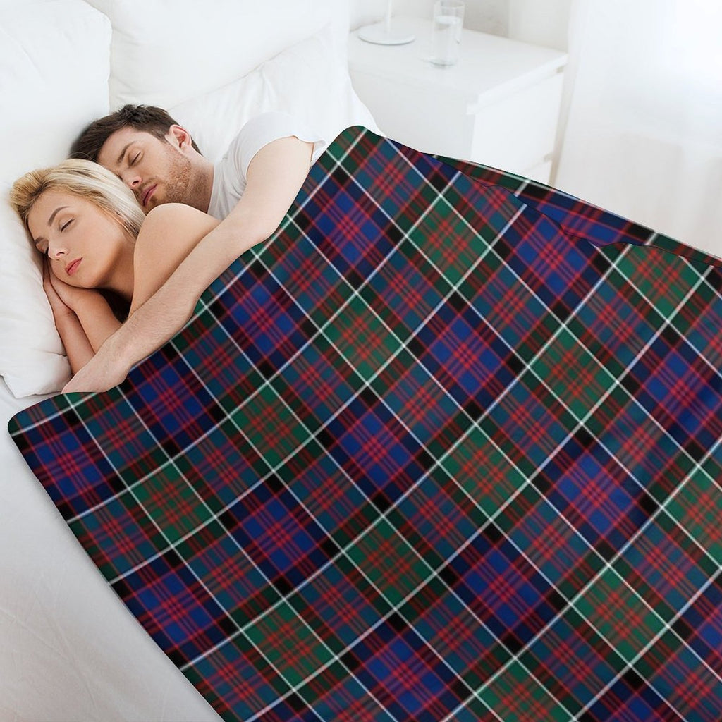 Clan MacDonald of Clanranald Tartan Easy Care Throw Blanket
