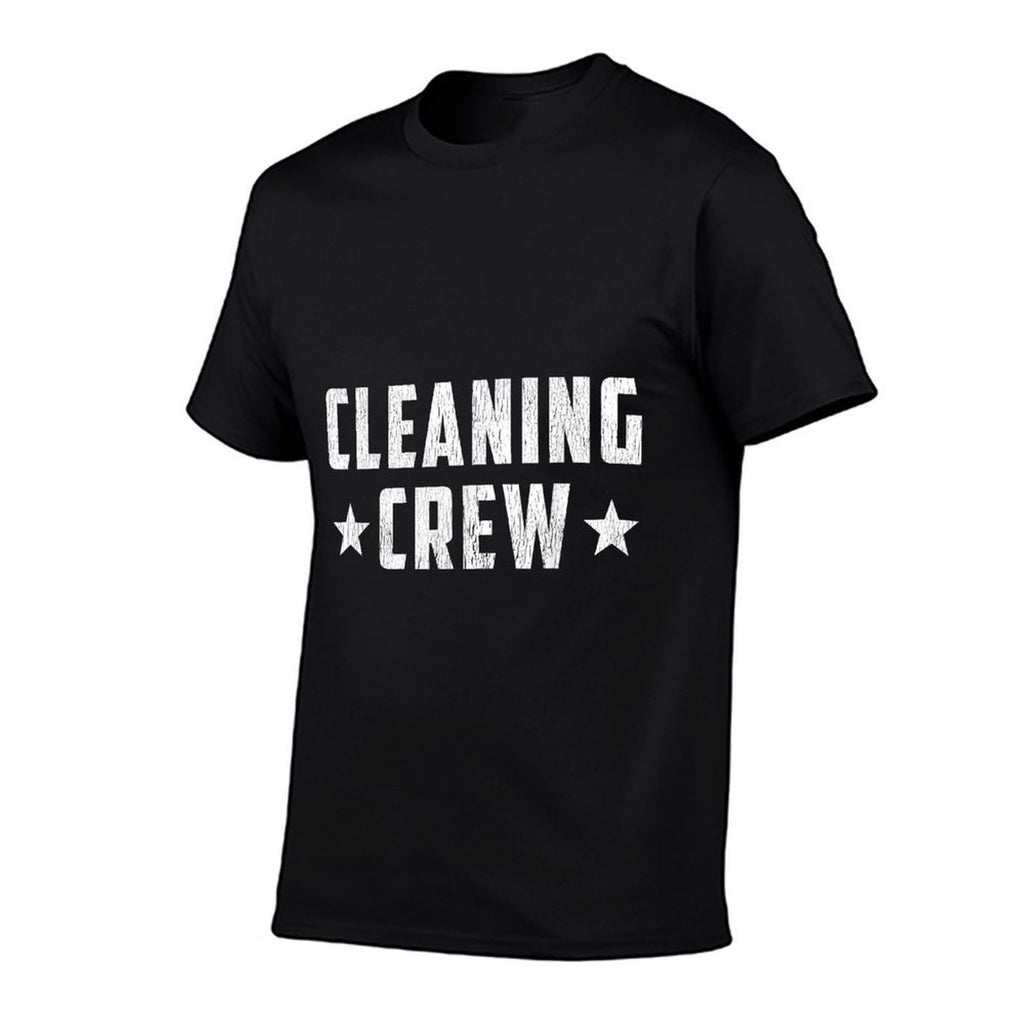 Cleaning Crew 2021 Custodian Spring Cleaning Clean Up Chores  Summer-ready Fabric T-Shirt
