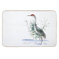 Sandhill Crane  Dirt-Trapping Bath Mat