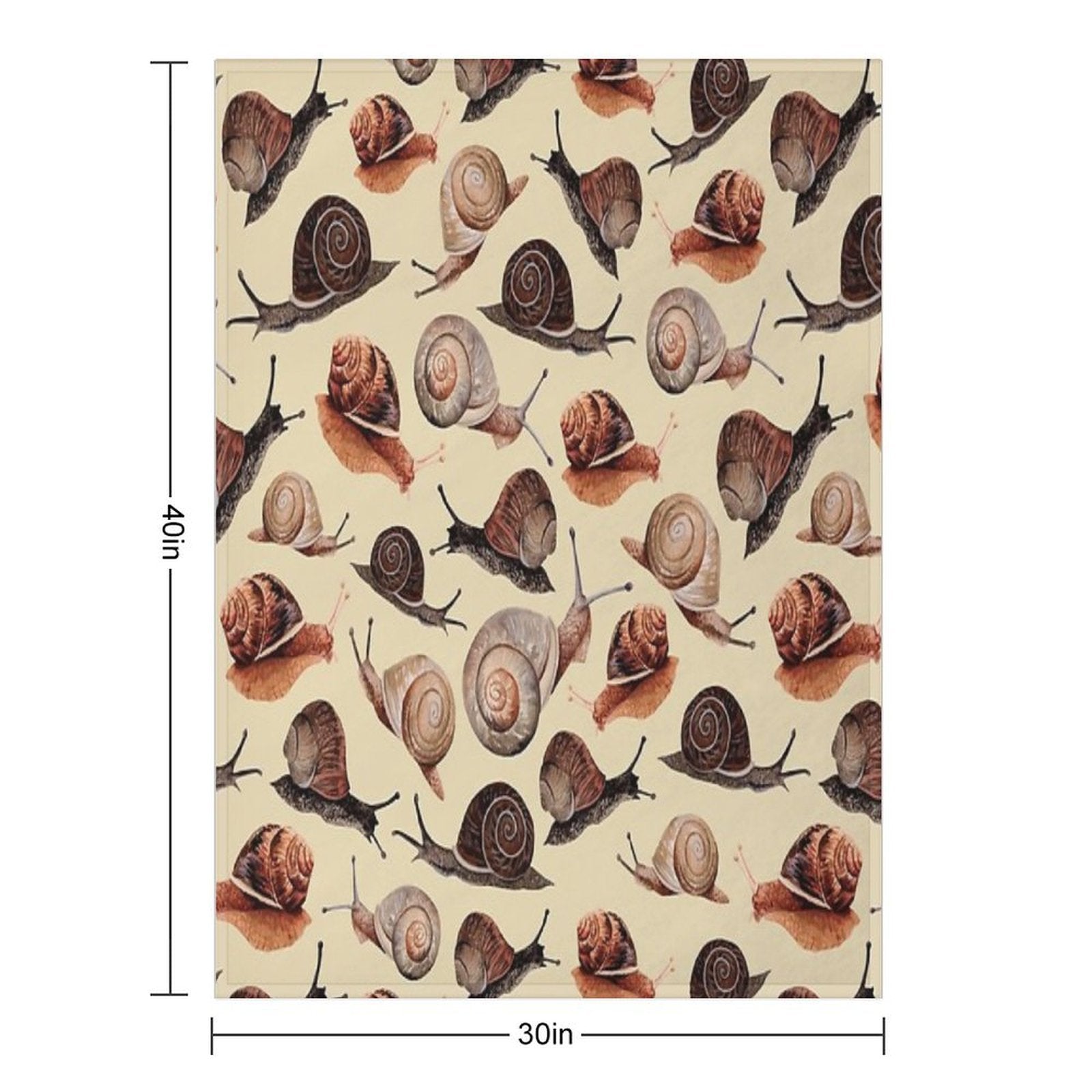 A Slew of Snails Premium Throw Blanket