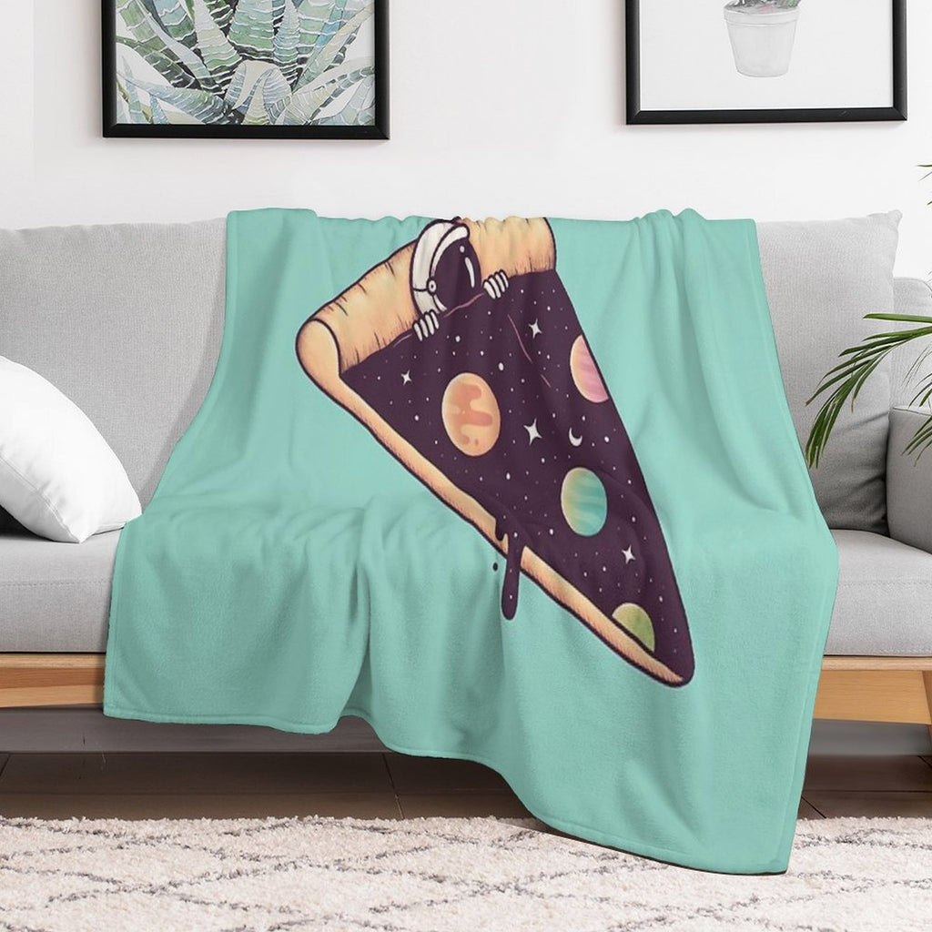 Galactic Deliciousness Eco-conscious Throw Blanket