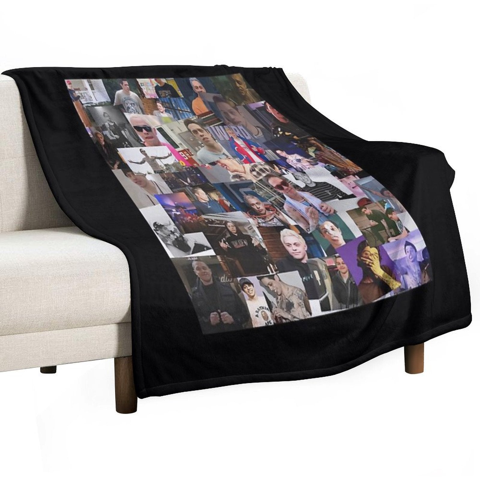 Pete Collage Travel-friendly Throw Blanket