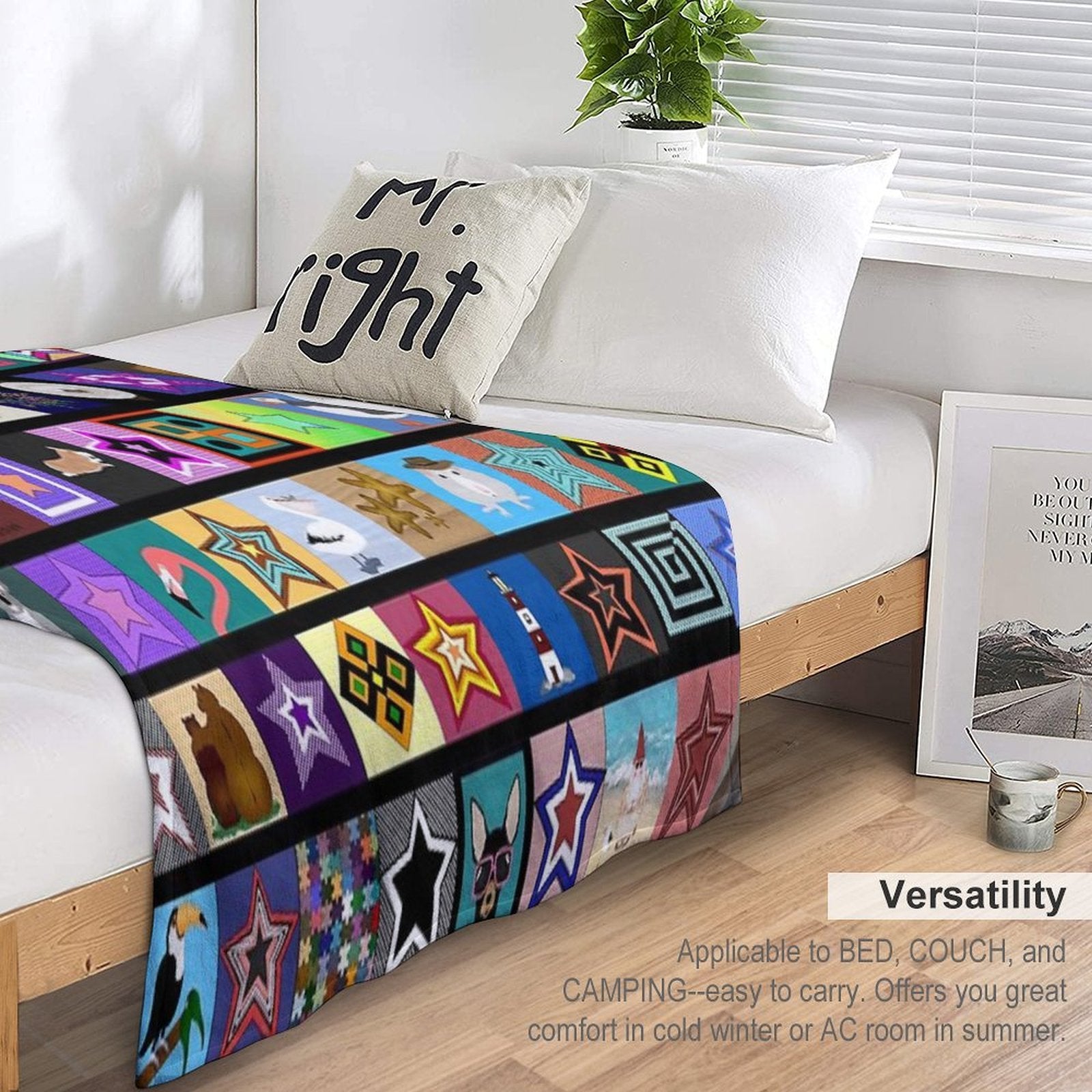 Collage Eco-conscious Throw Blanket