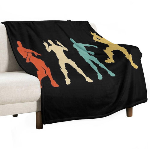 Battle Royale Victory Dance Cool Justice Dance Compact Throw Blanket