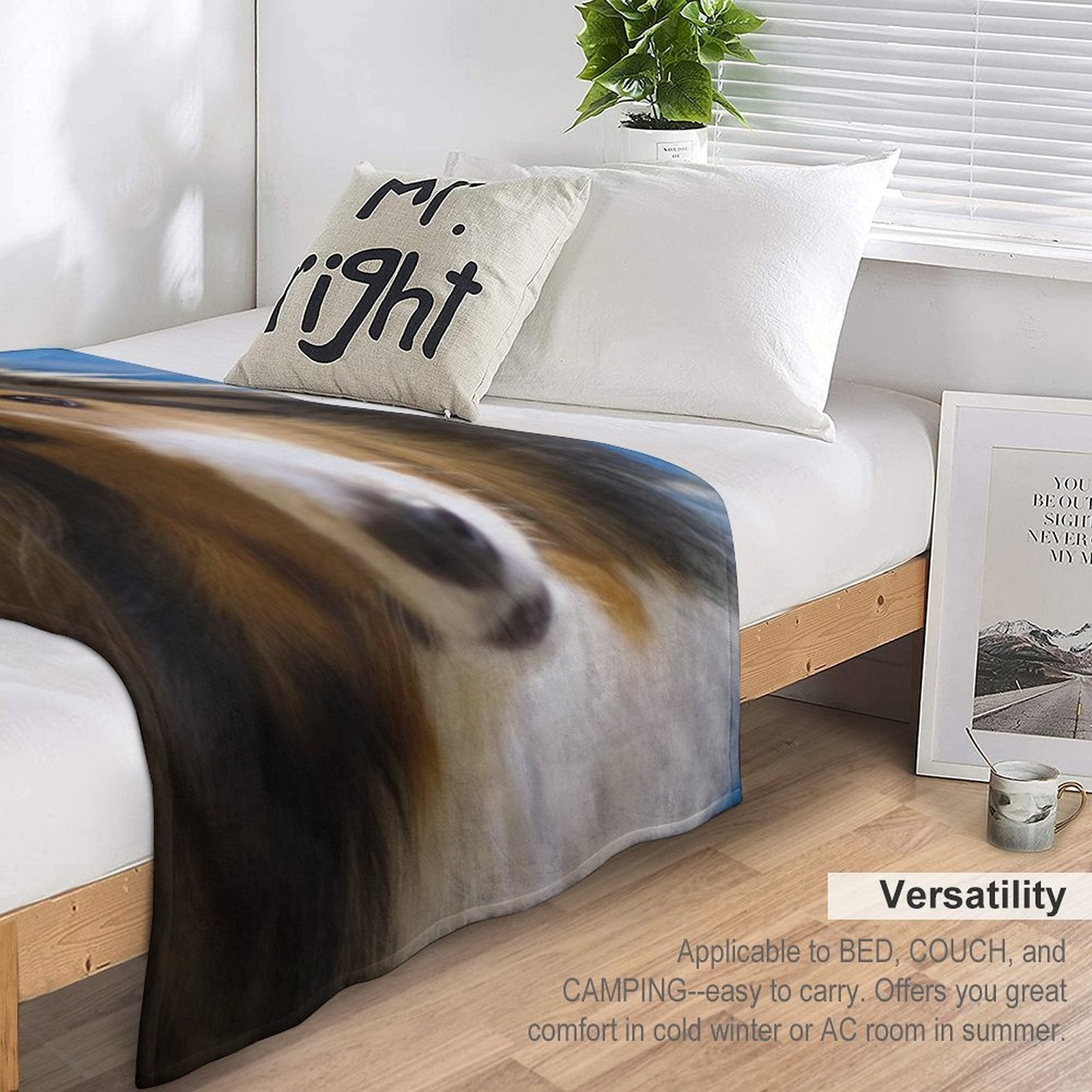 Sheltie Eco-conscious Throw Blanket