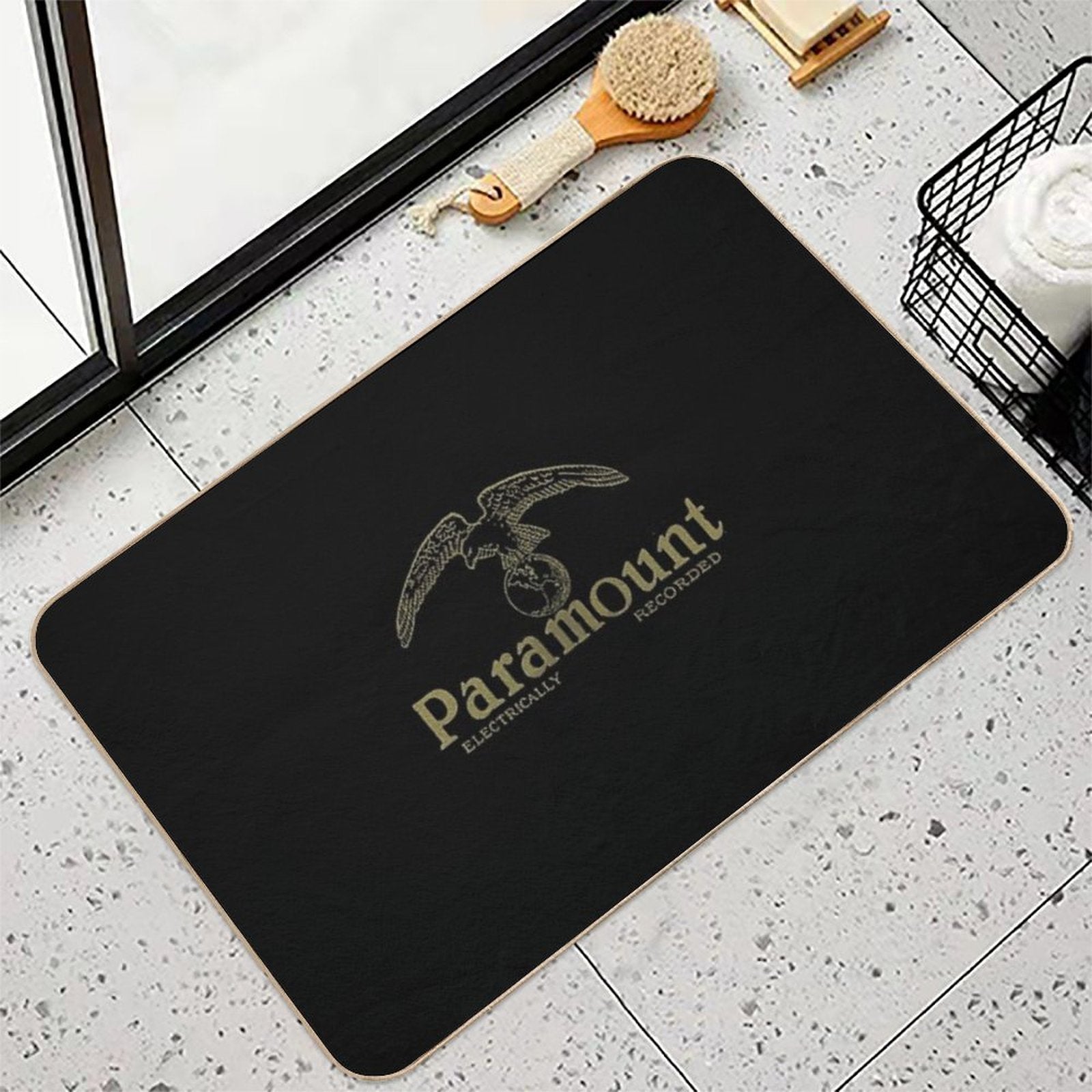 Vintage Paramount Records - Electrically Recorded  Multi-Purpose Bath Mat