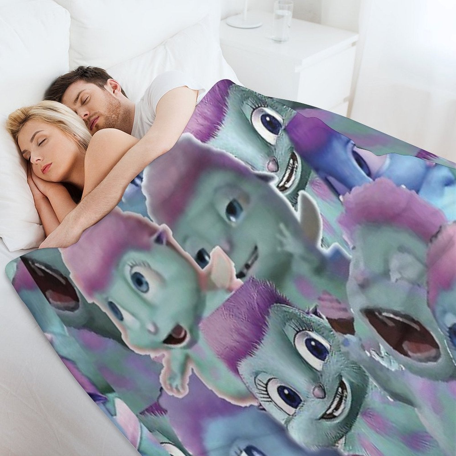 Bibble Collage Versatility Throw Blanket