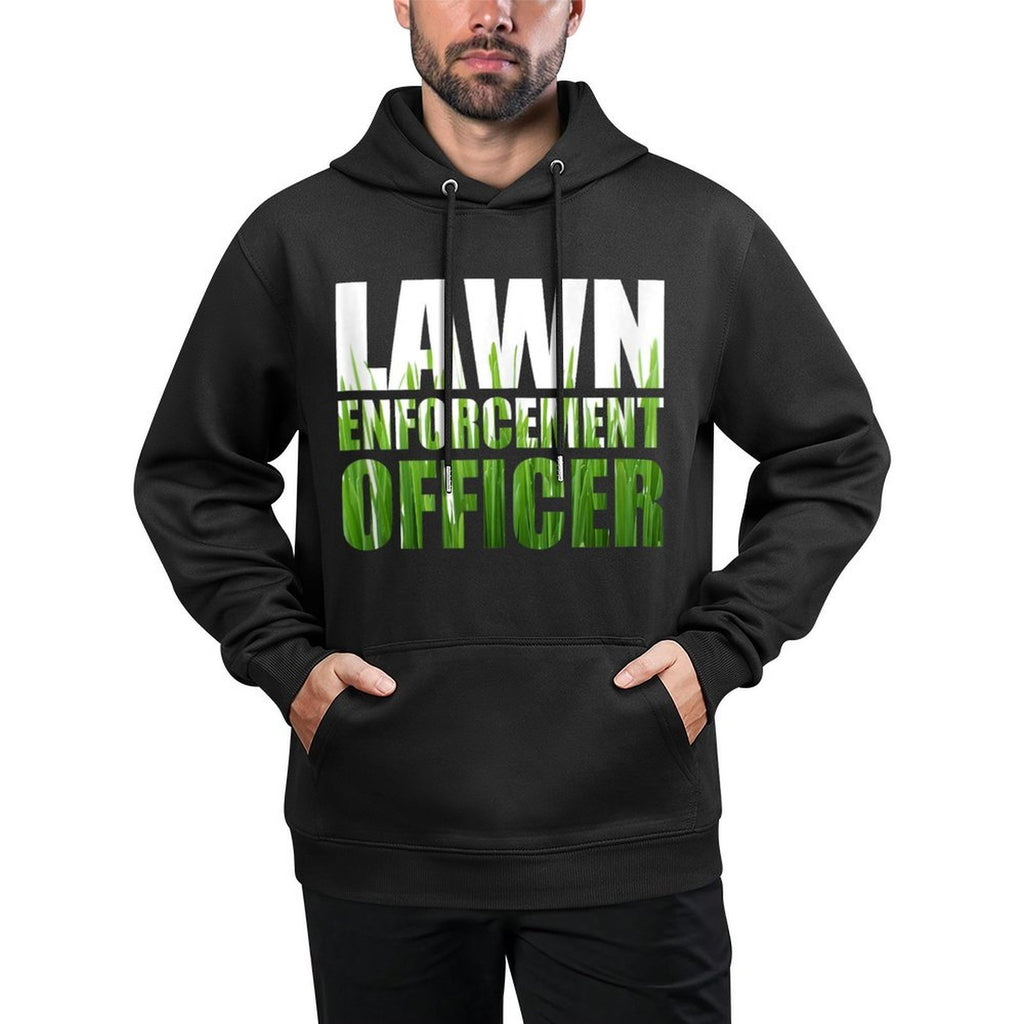 Lawn Enforcement Officer Grass Cutting Mowing Landscape Gift Versatile Streetwear Hoodie