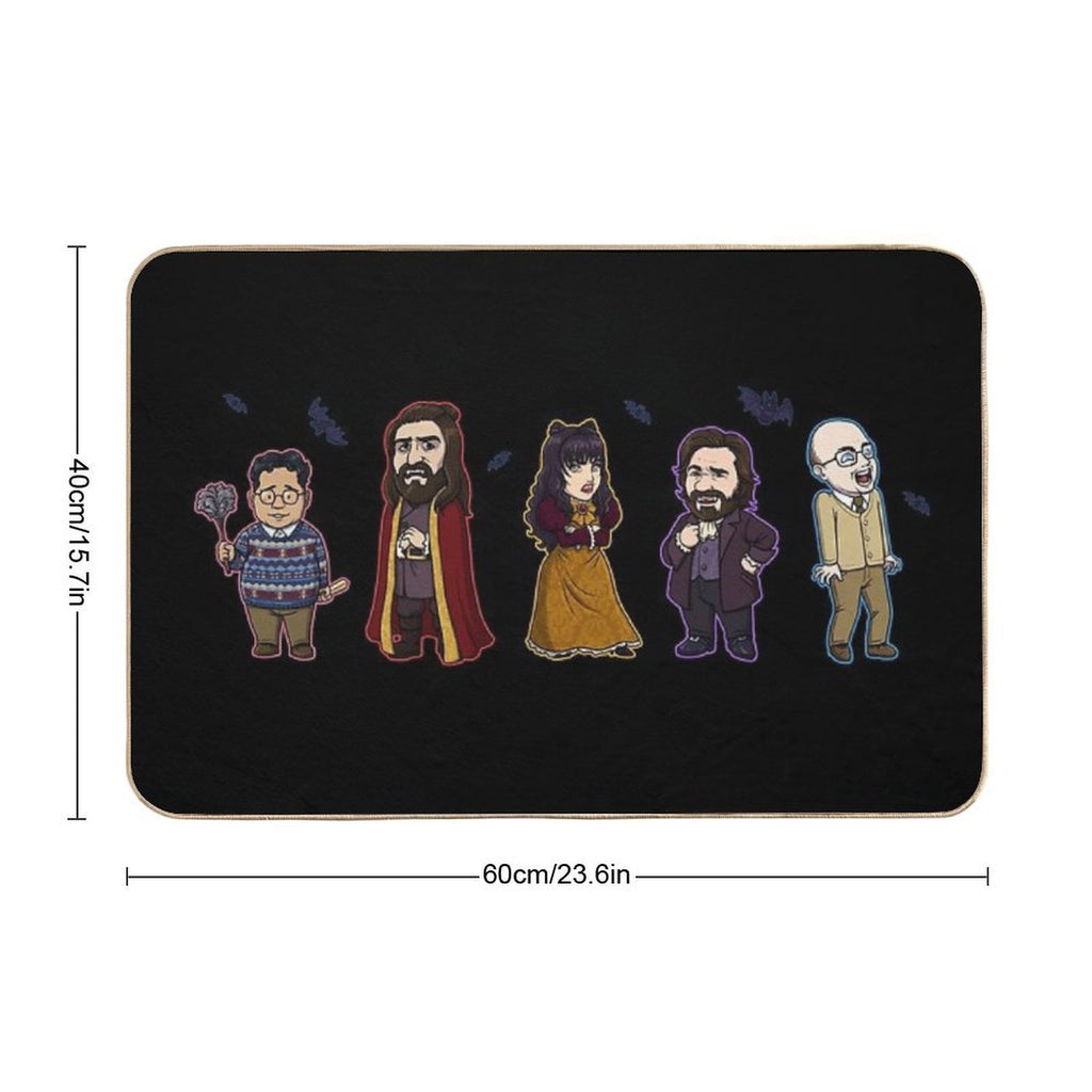 Lil What We Do in The Shadows Gang  Non-Slip Bath Mat