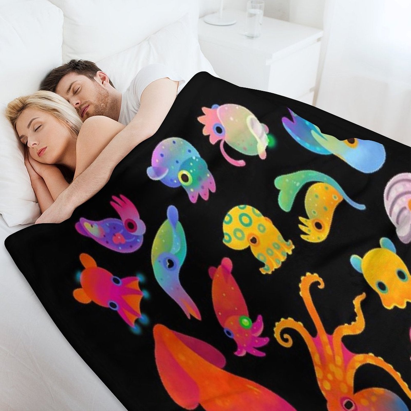 Cephalopod Comfort Throw Blanket