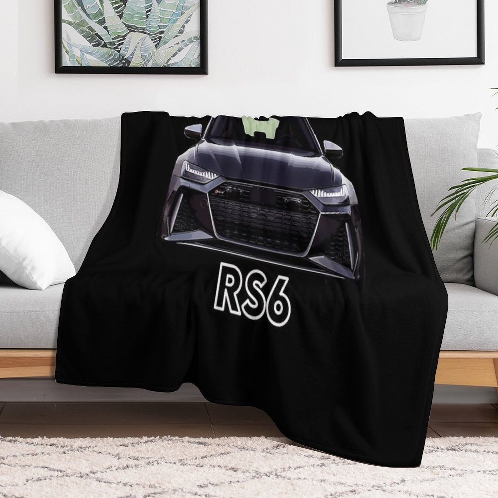 2020 Audi RS6 Travel-friendly Throw Blanket