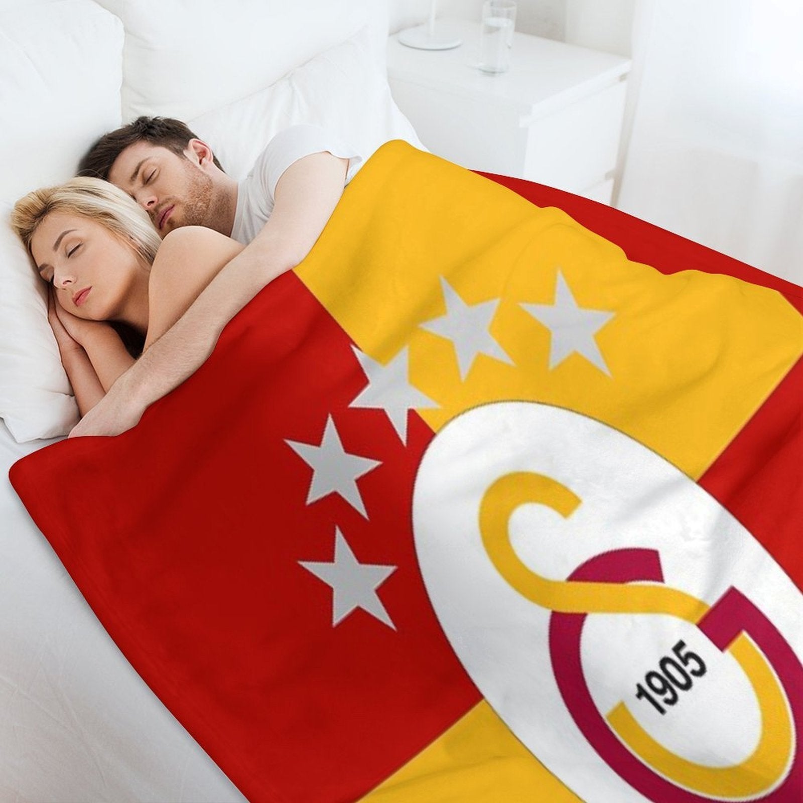 Galatasaray 2025 Championship Design – 5-Star  #1 Velvety-soft Throw Blanket