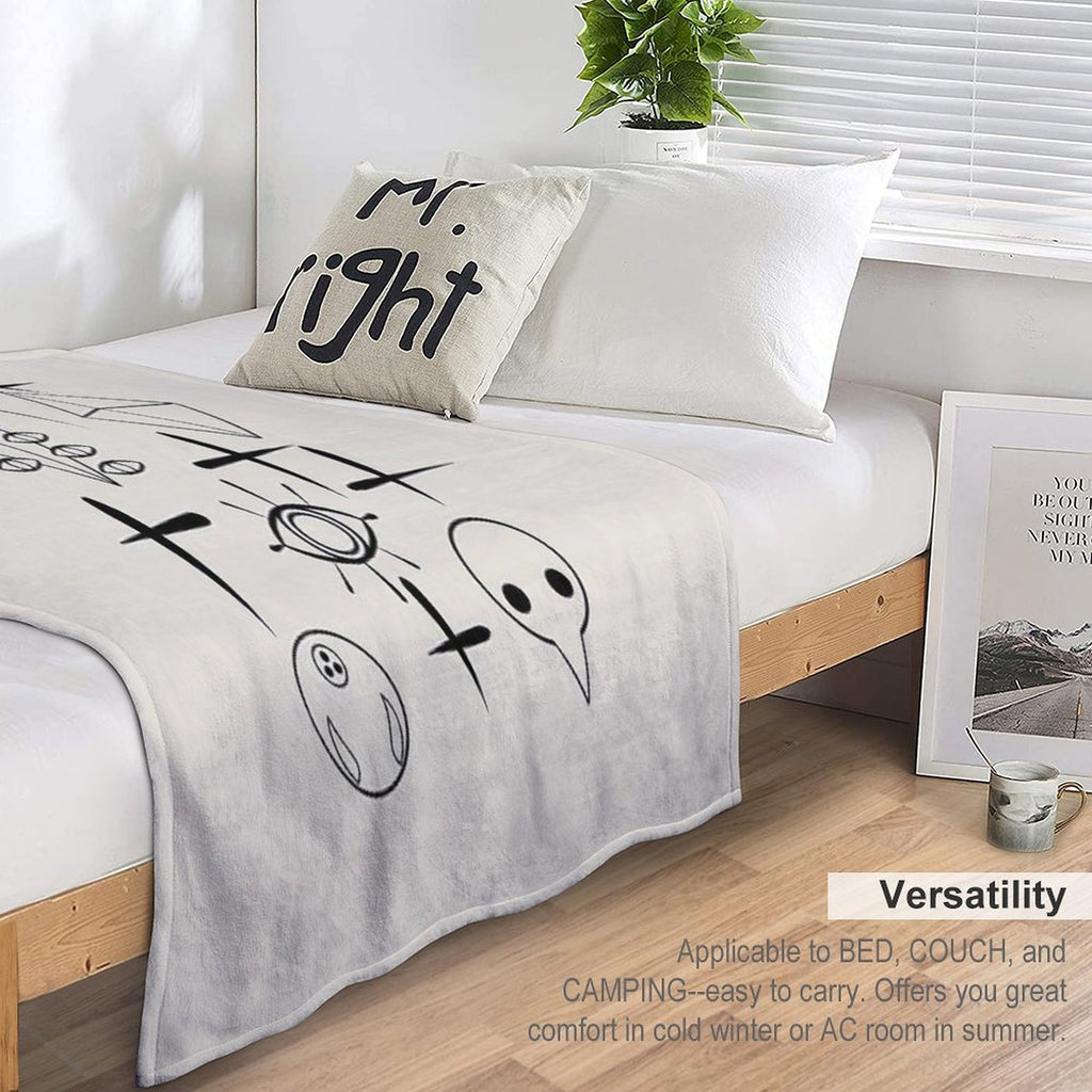 Evangelion Angels Eco-conscious Throw Blanket