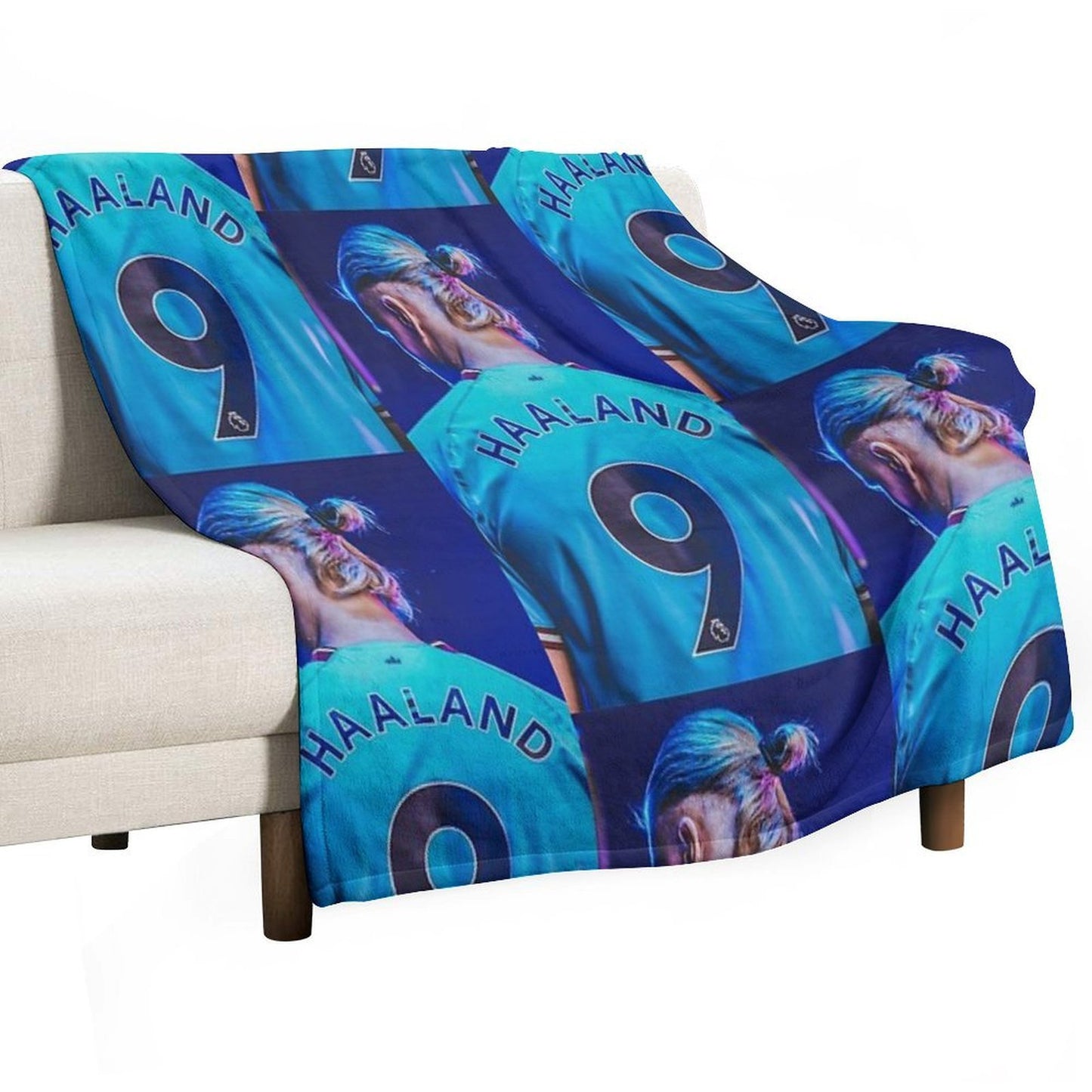Erling Haaland Travel-friendly Throw Blanket
