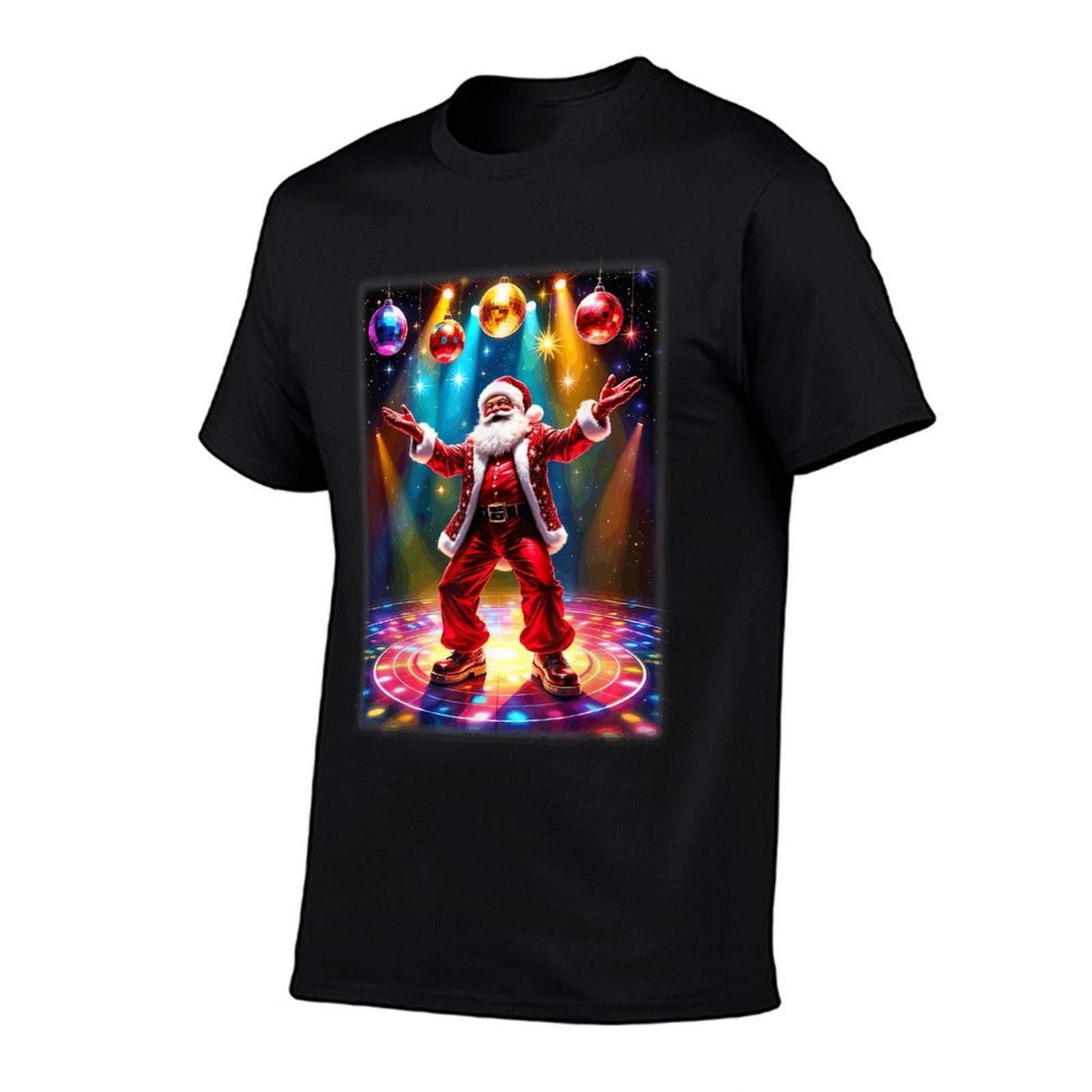 Retro Disco Santa Funky Vintage Christmas  Versatile T-Shirt