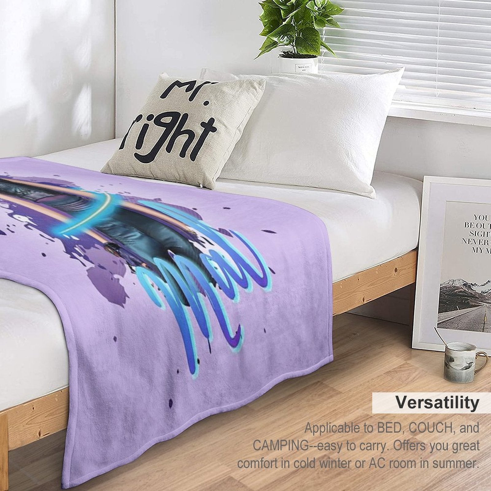 Mal - Descendants 3 Sustainable Throw Blanket