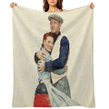 The Quiet Man - Watercolor Velvety-soft Throw Blanket