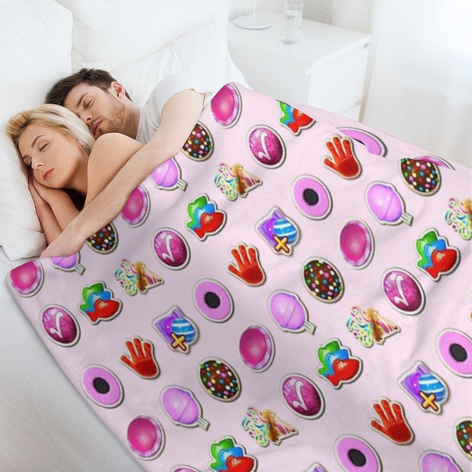 Booster Stash Candy Crush Quick-dry Throw Blanket