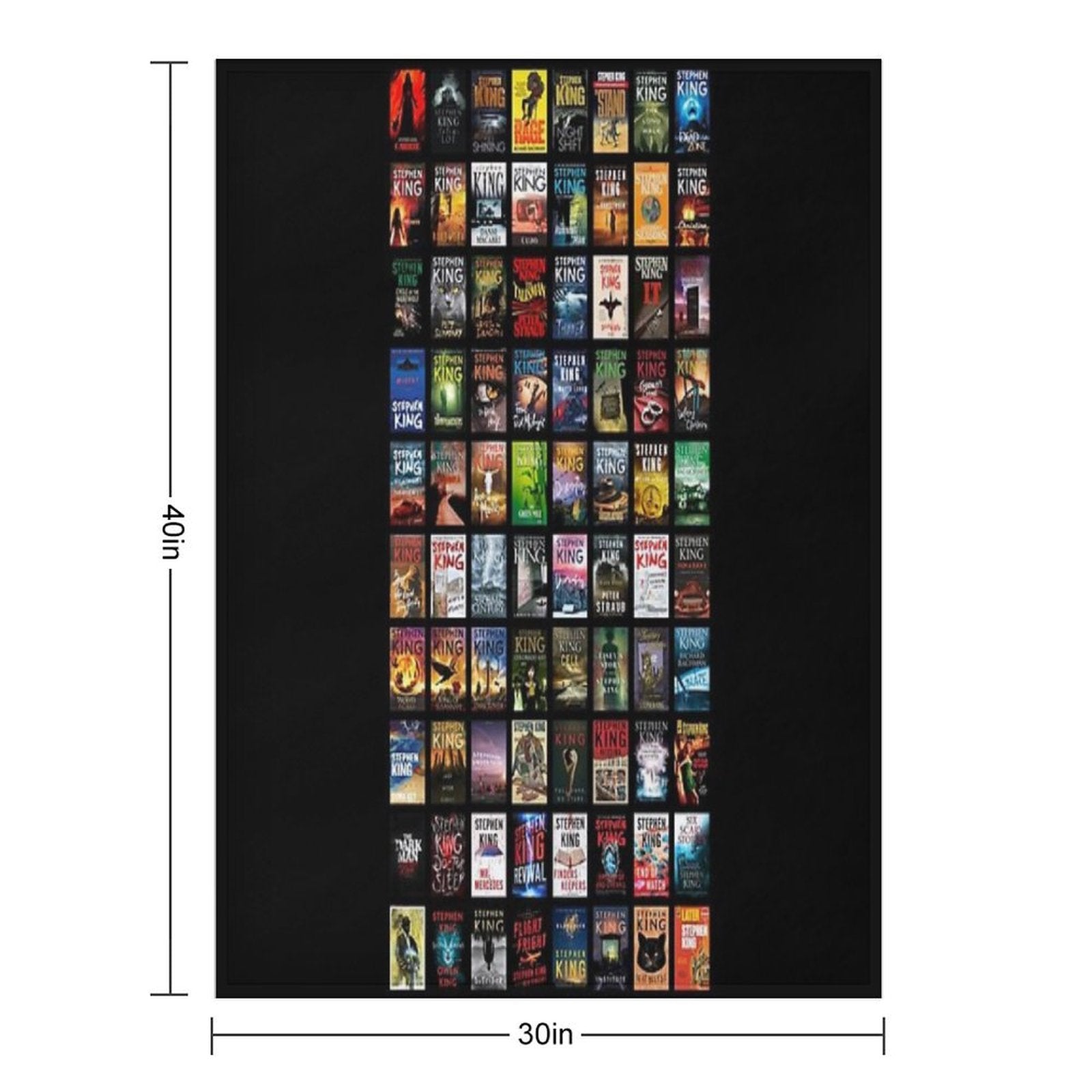 Complete Works of Stephen King Plush Throw Blanket