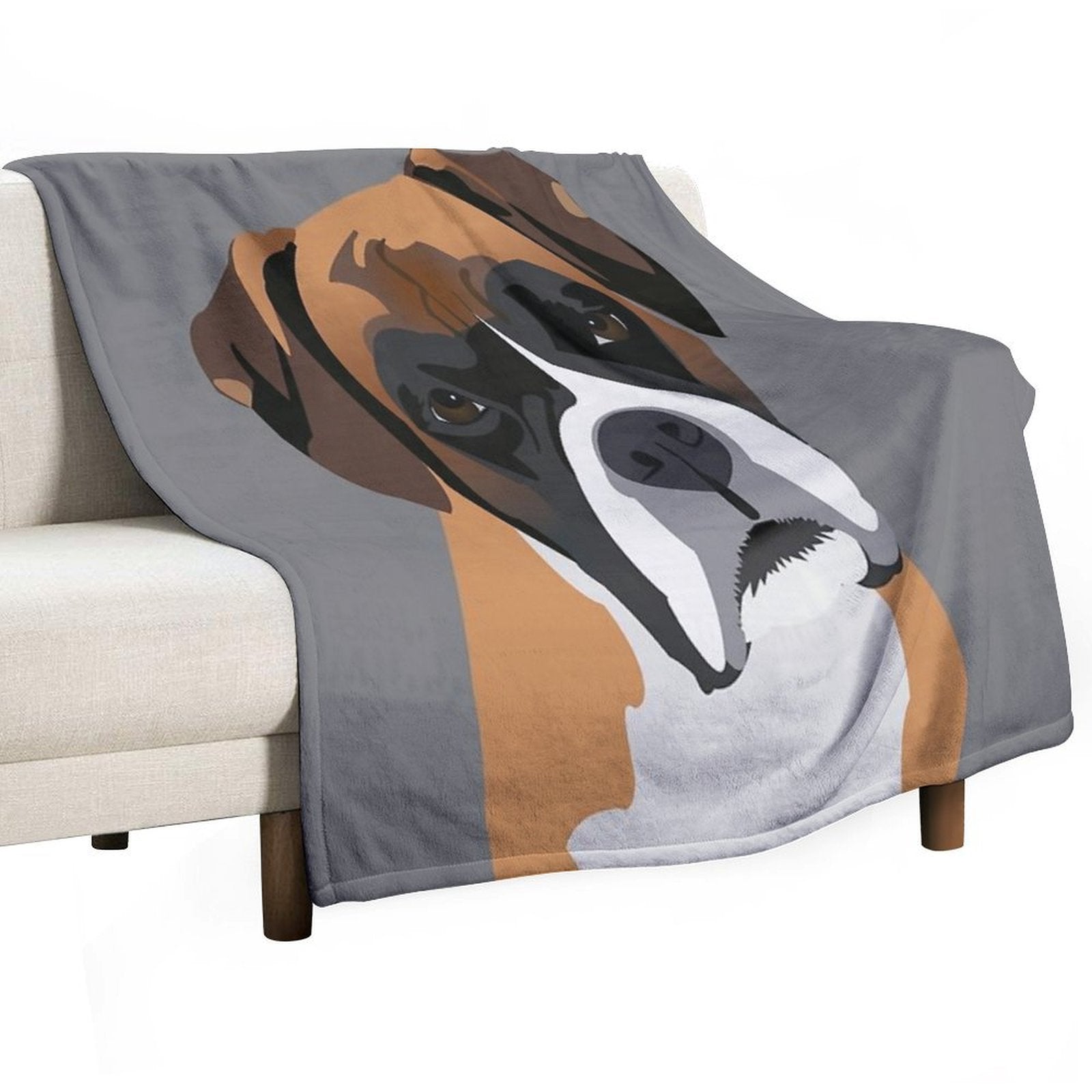 Boxer Gift-ready Throw Blanket