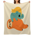 Being Lazy Travel-friendly Throw Blanket