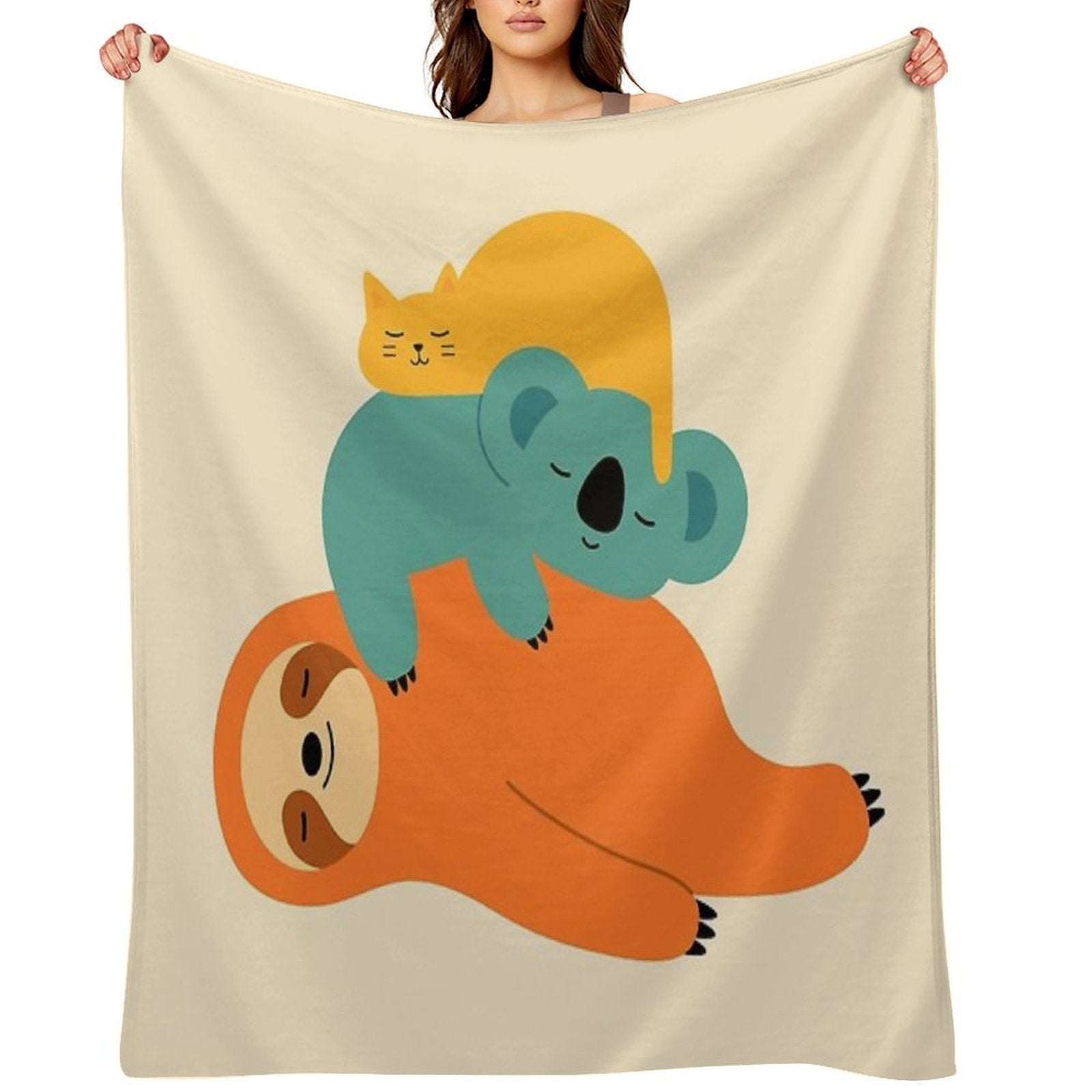 Being Lazy Travel-friendly Throw Blanket