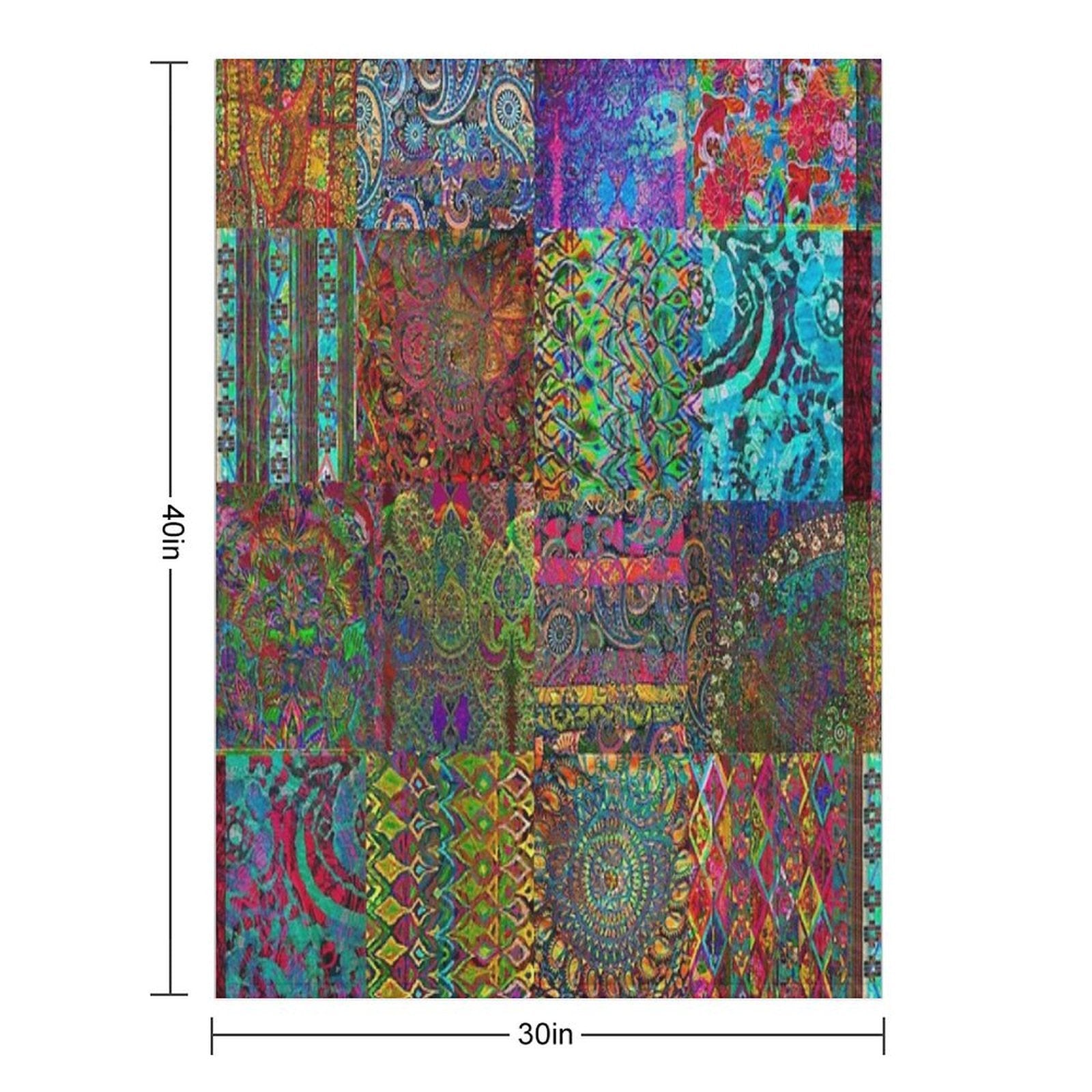 Bohemian Wonderland Durable Throw Blanket