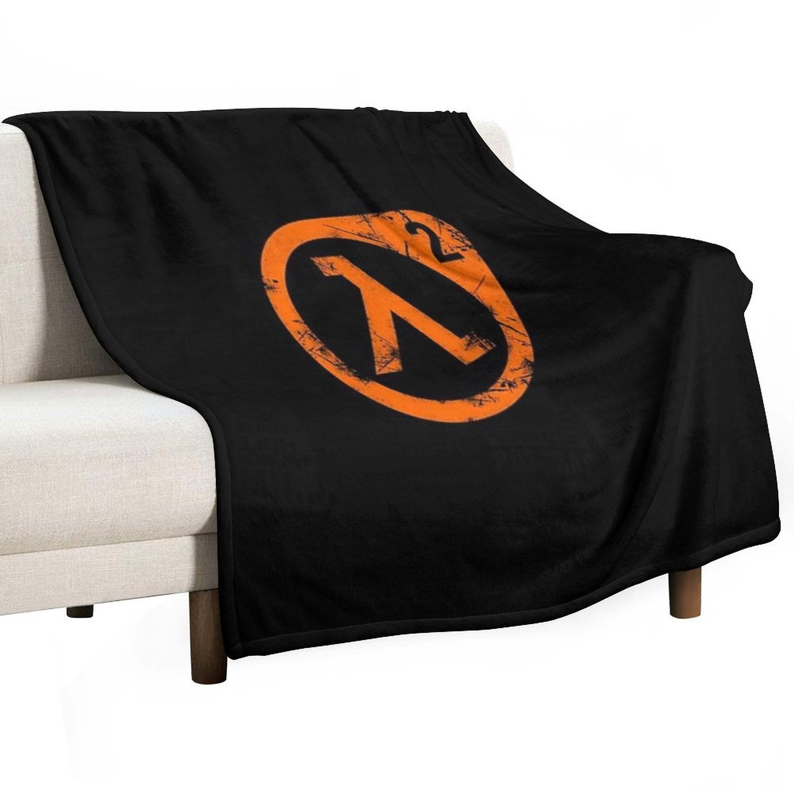 HL2 Orange Compact Throw Blanket