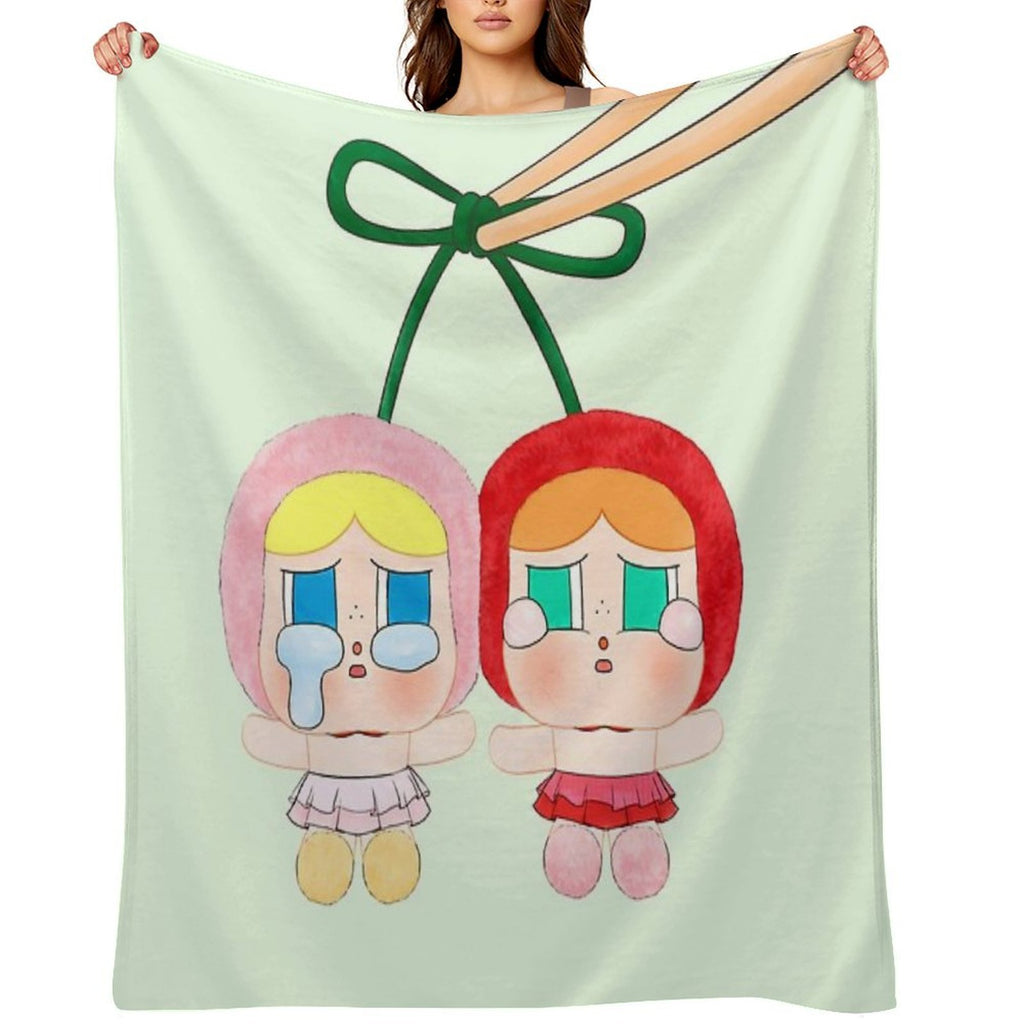 Cherry Crybaby Eco-conscious Throw Blanket