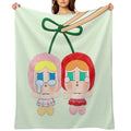 Cherry Crybaby Eco-conscious Throw Blanket