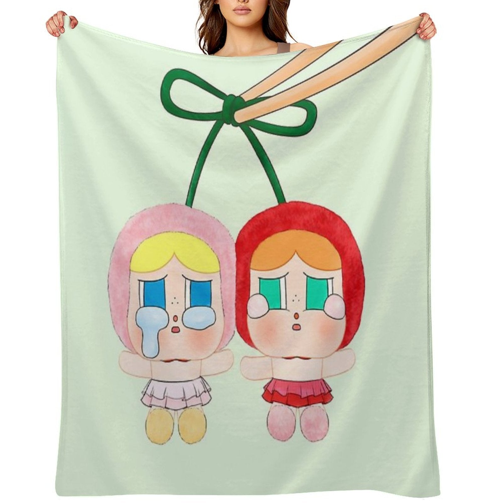 Cherry Crybaby Eco-conscious Throw Blanket