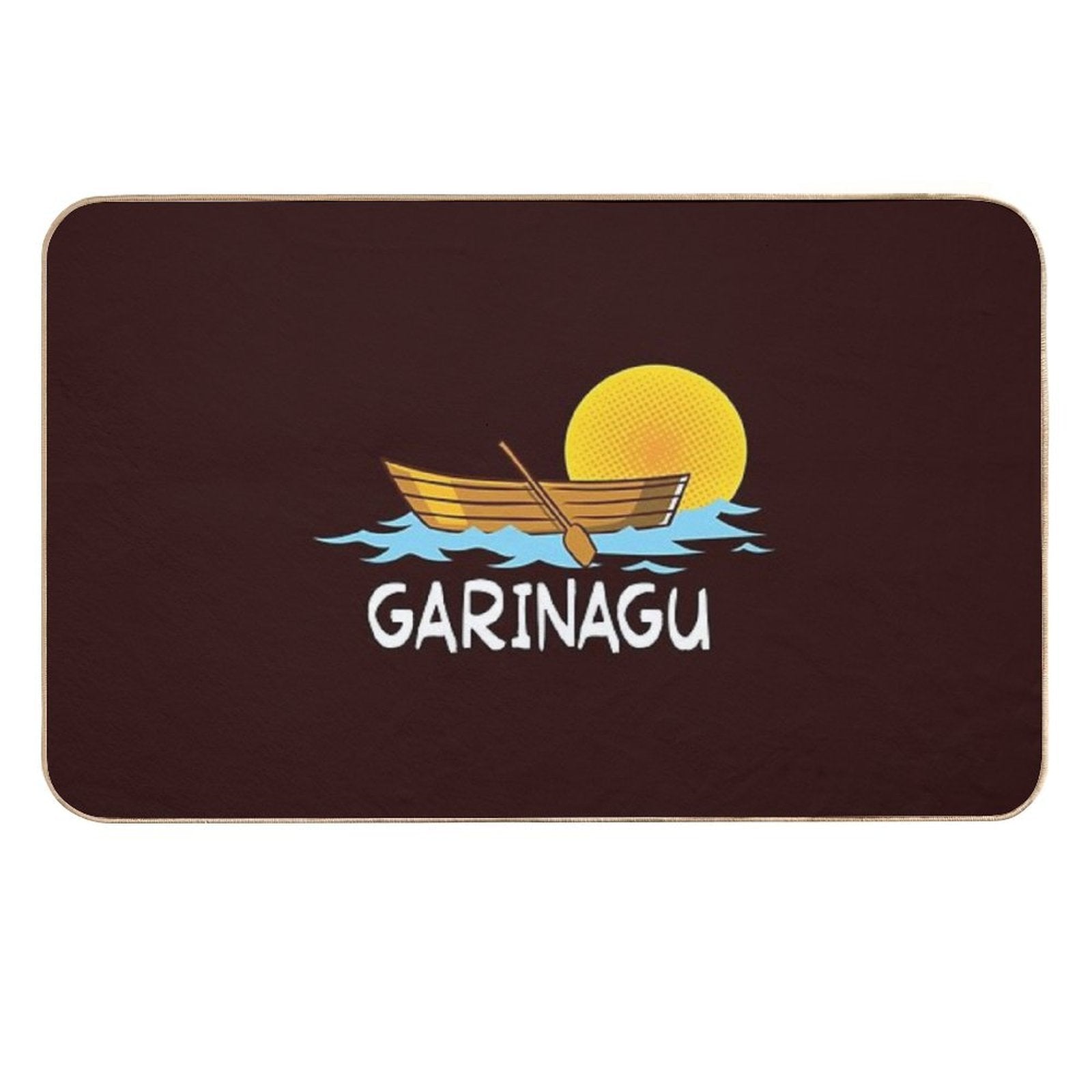 Garinagu Sunset at Sea  Easy To Clean Bath Mat
