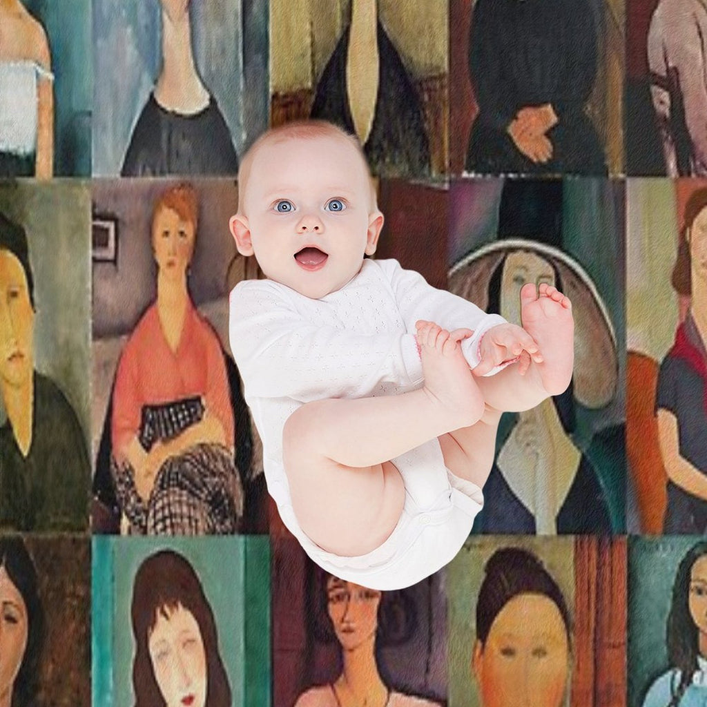 Amadeo Modigliani Eco-conscious Throw Blanket